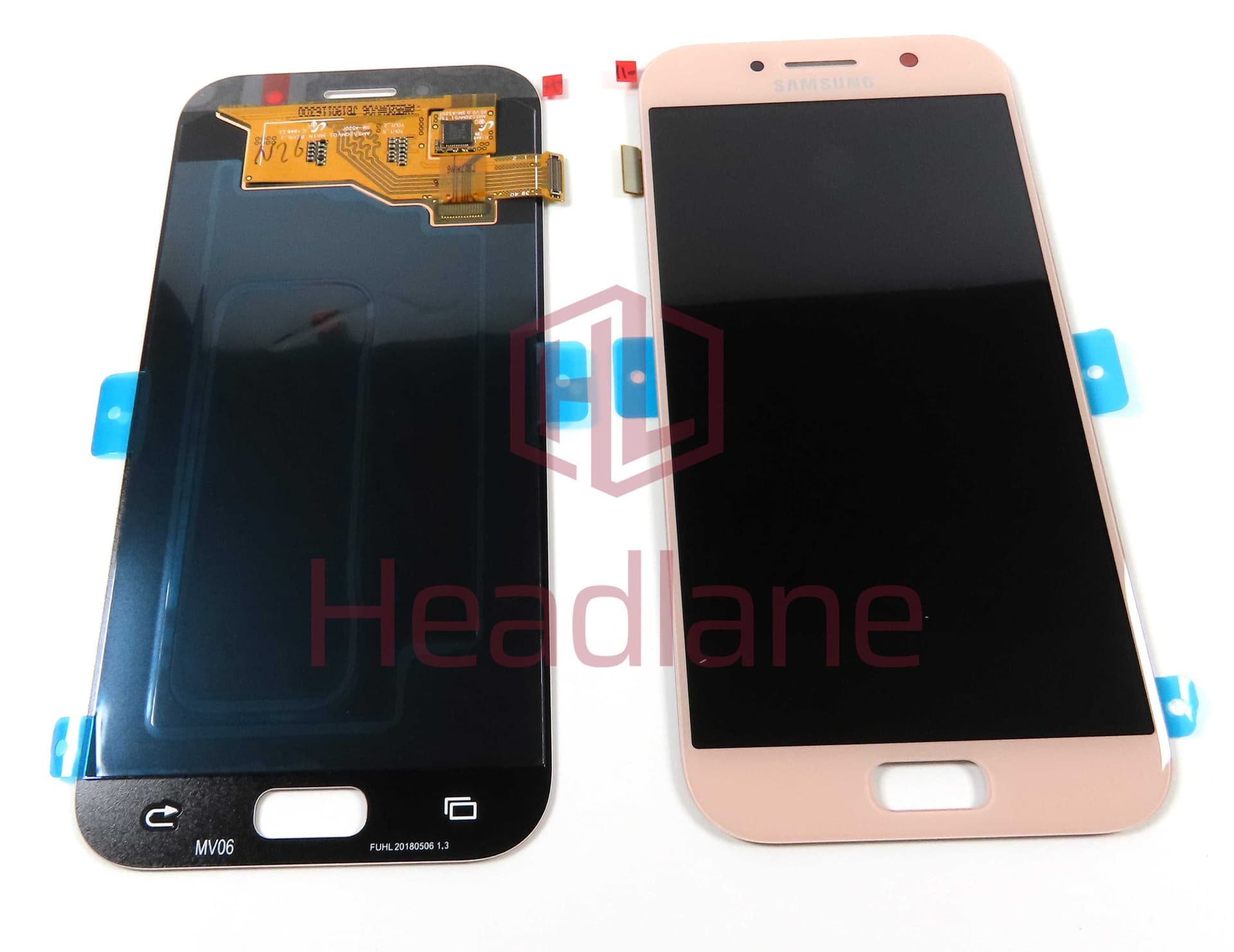 Samsung SM-A520 Galaxy A5 (2017) LCD Display / Screen + Touch - Pink (No Box) - GH97-19733D-NB - Samsung Replacement Part