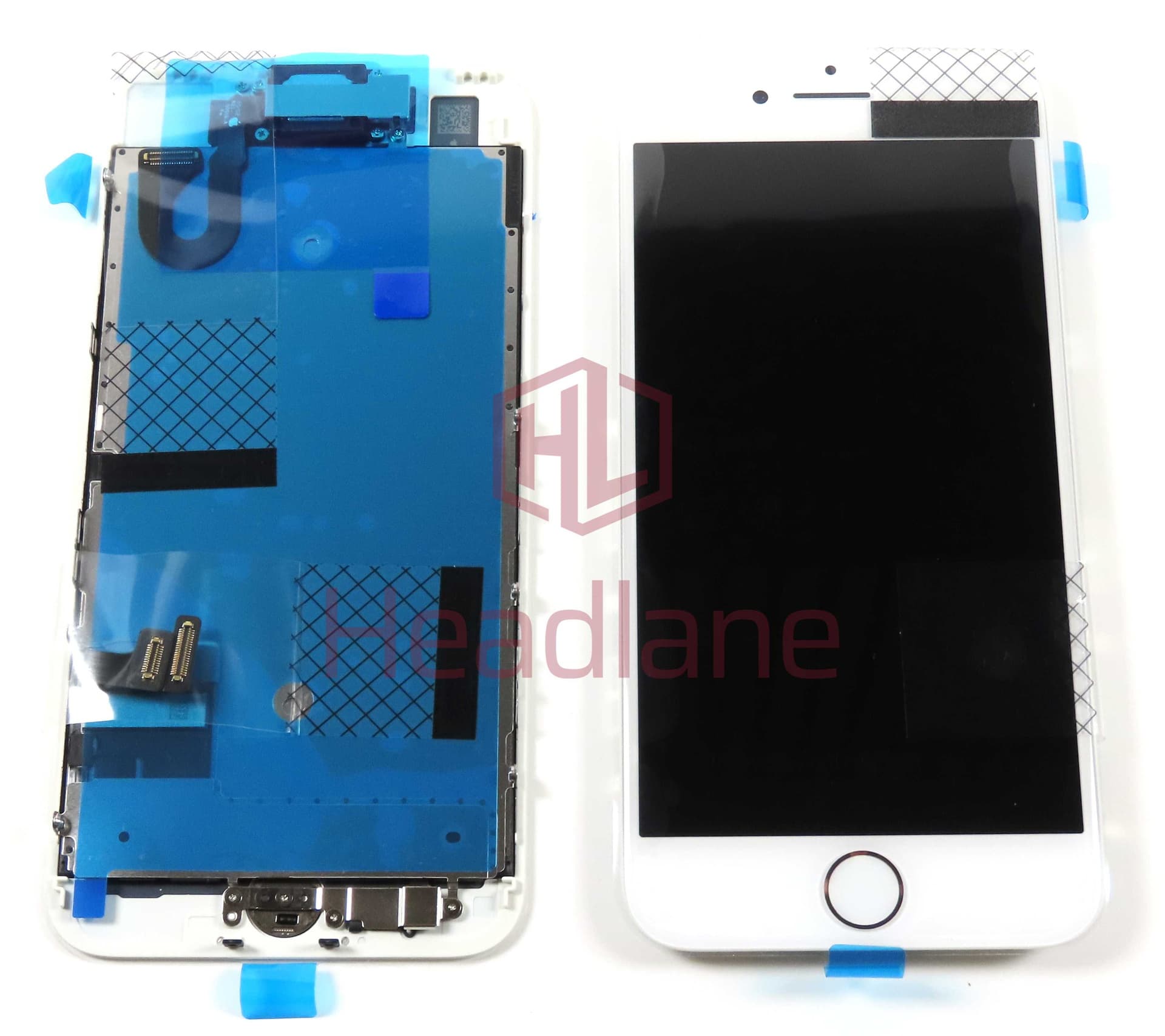 Apple iPhone 7 LCD Display / Screen + Touch - White (Original / Service Stock) *Home button not usable* - 661-07296 - Apple Replacement Part