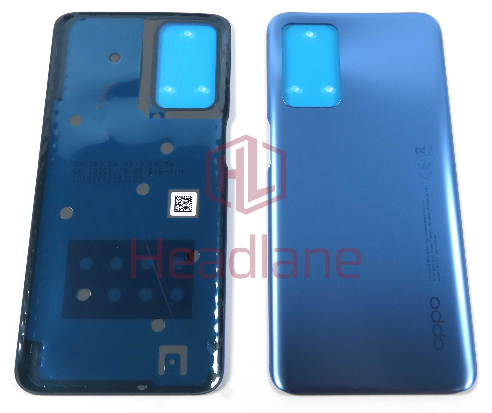 Oppo CPH2273 CPH2271 CPH2269 A54s A16s A16 Back / Battery Cover - Blue - 3203450 - Oppo Replacement Part