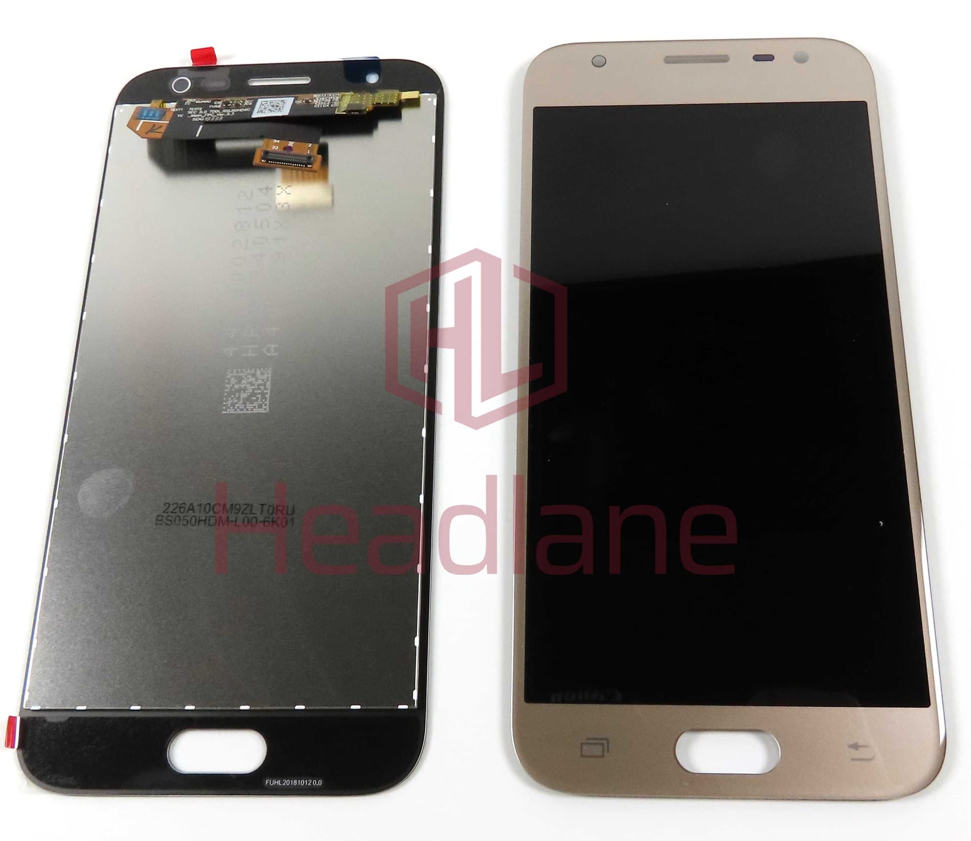 Samsung SM-J330 Galaxy J3 (2017) LCD Display / Screen + Touch - Gold (No Box) - GH96-10990A-NB - Samsung Replacement Part