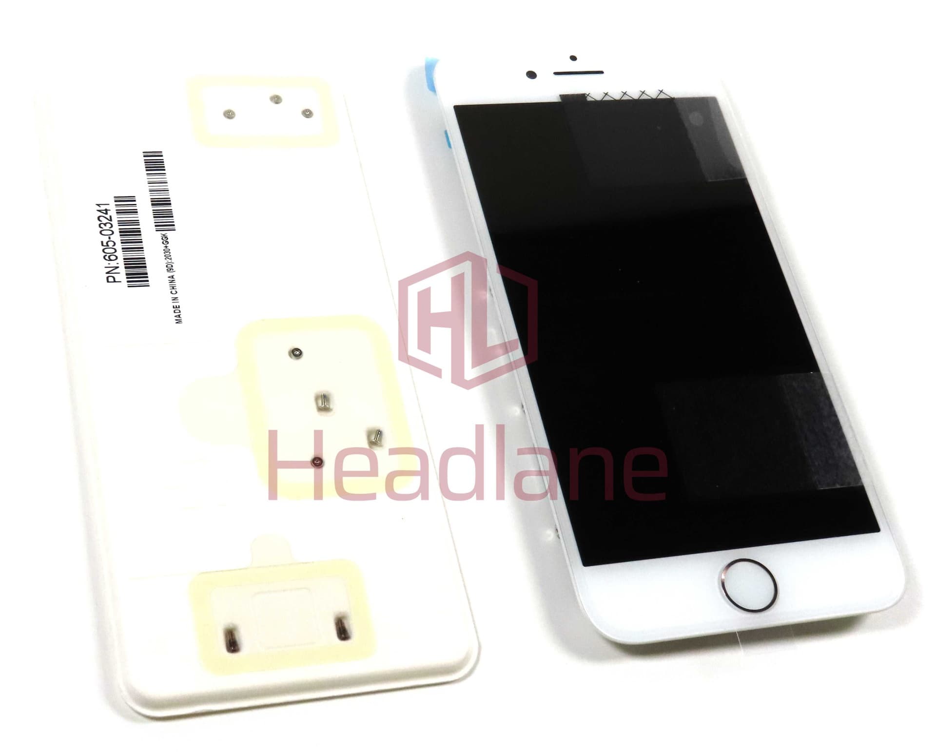 Apple iPhone 8 LCD Display / Screen + Touch - White (Original / Service Stock) *Home button not usable* - 661-08934