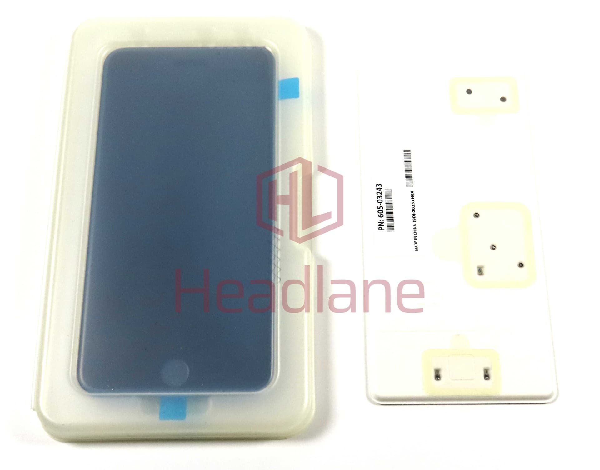 Apple iPhone 8 Plus LCD Display / Screen + Touch - Black (Original / Service Stock) *Home button not usable* - 661-10103 - Apple Replacement Part