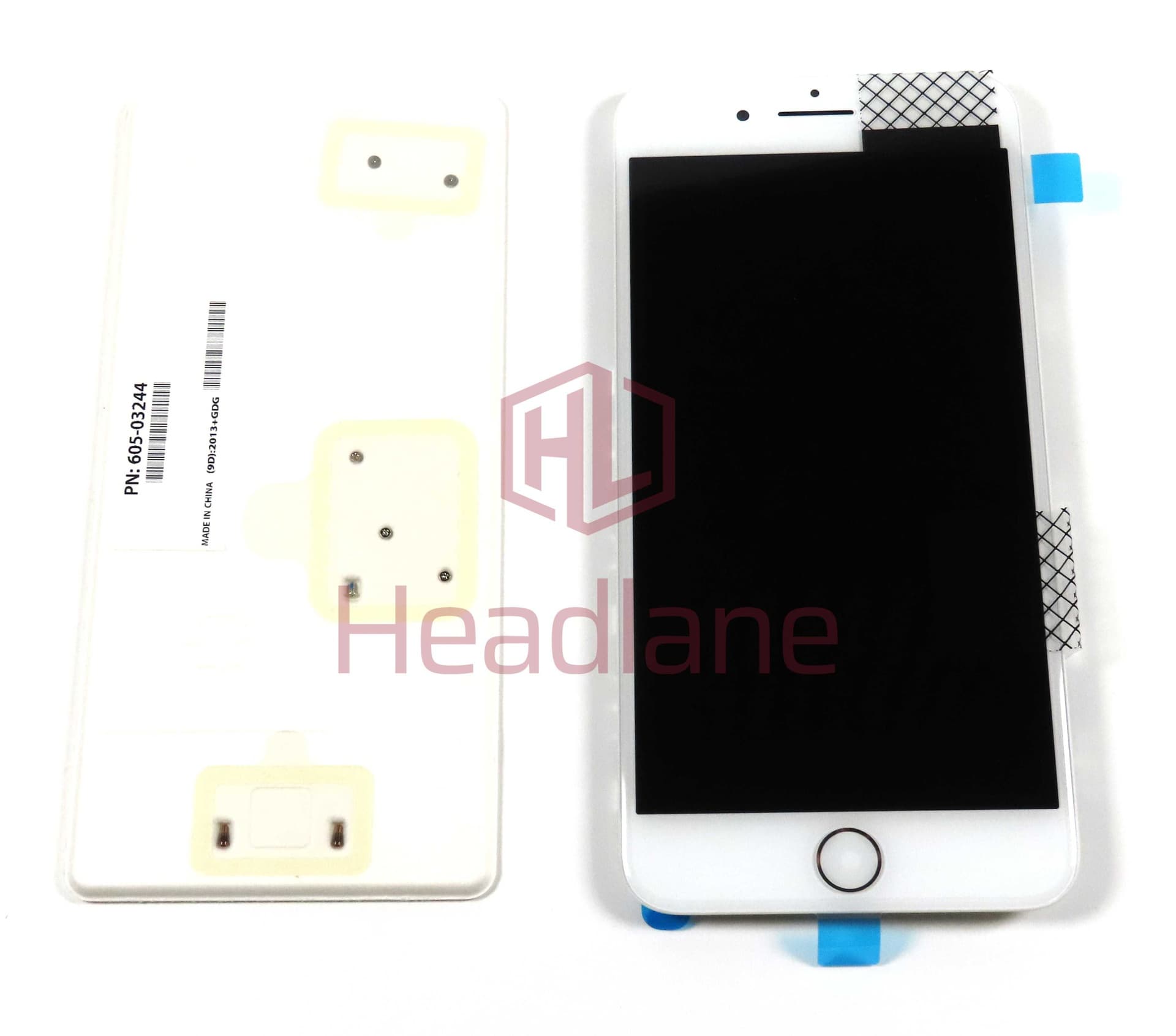 Apple iPhone 8 Plus LCD Display / Screen + Touch - White (Original / Service Stock) *Home button not usable* - 661-09033