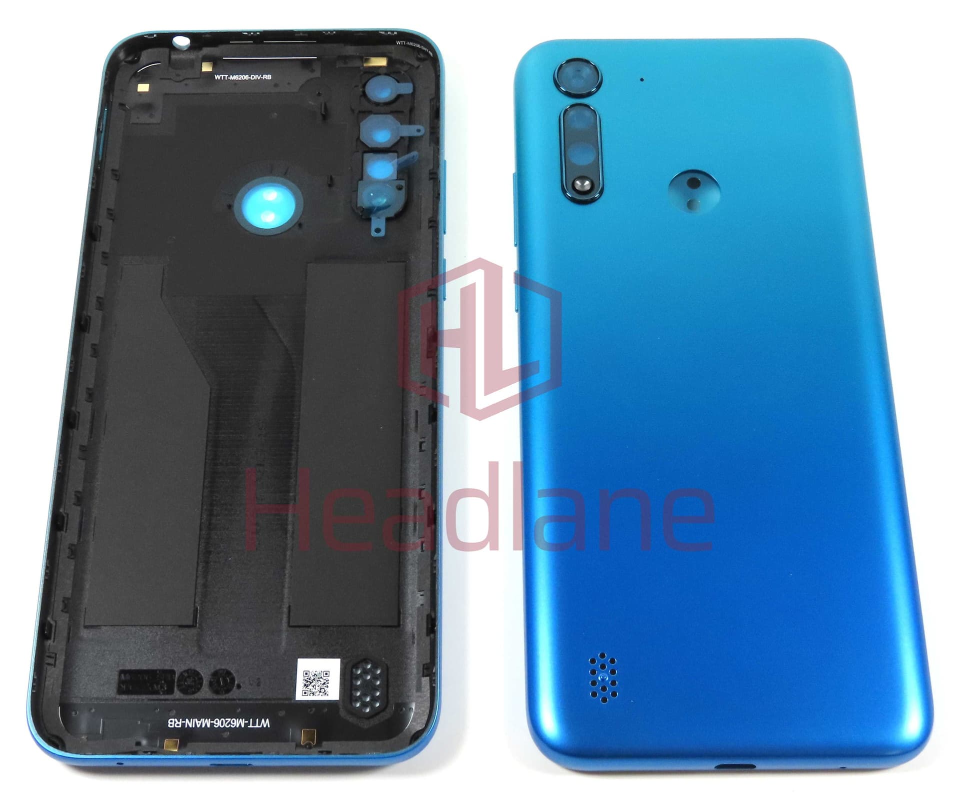 Motorola XT2055 Moto G8 Power Lite Back / Battery Cover - Light Blue - 5S58C16540