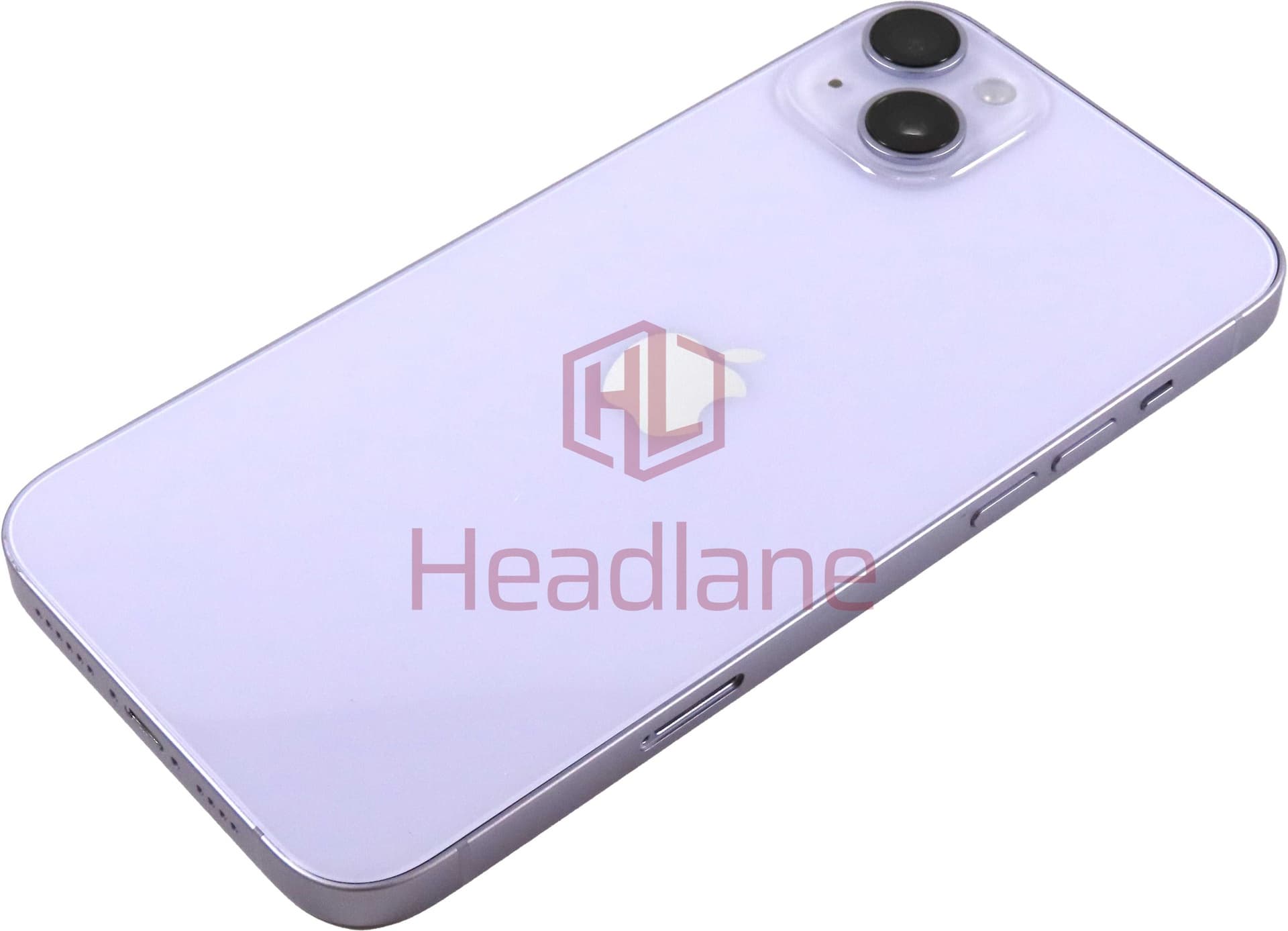 iPhone 14 Plus Back / Battery Cover + Small Parts - Purple (Pulled - Grade A) - IP14PBH-PL-A - Pulled Replacement Part