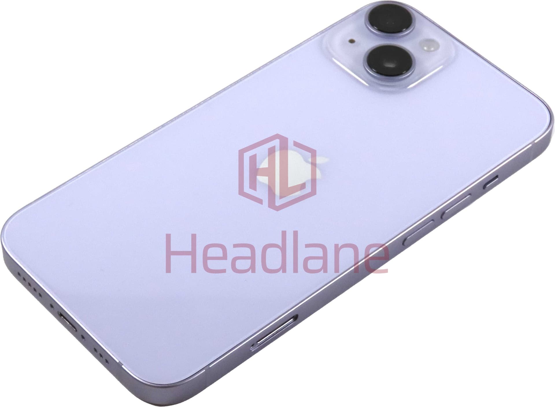 iPhone 14 Back / Battery Cover + Small Parts - Purple (Pulled - Grade A) - IP14BH-PL-A - Pulled Replacement Part