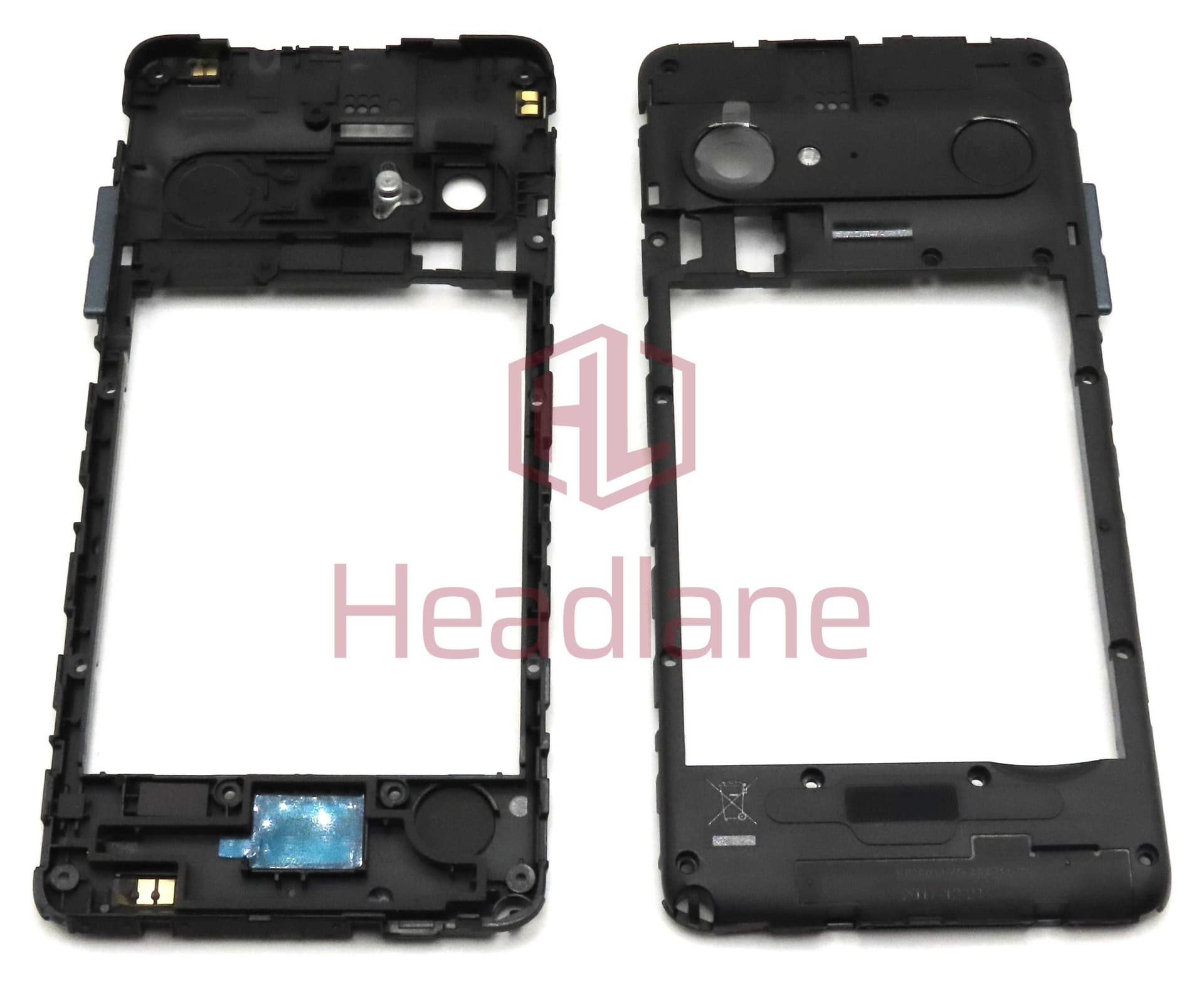 Doro 8035 Middle Cover / Chassis - Blue - M003174029MF - Doro Replacement Part