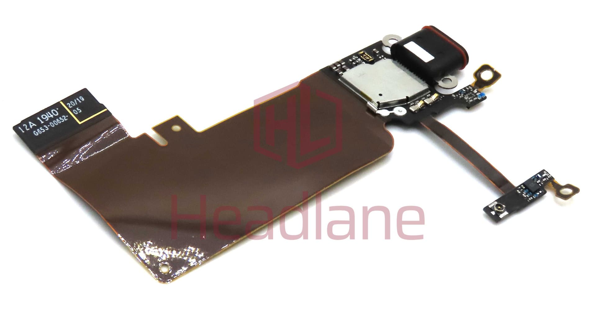 Google Pixel 4 Charging Port Flex - 20GF20W0009 - Google Replacement Part