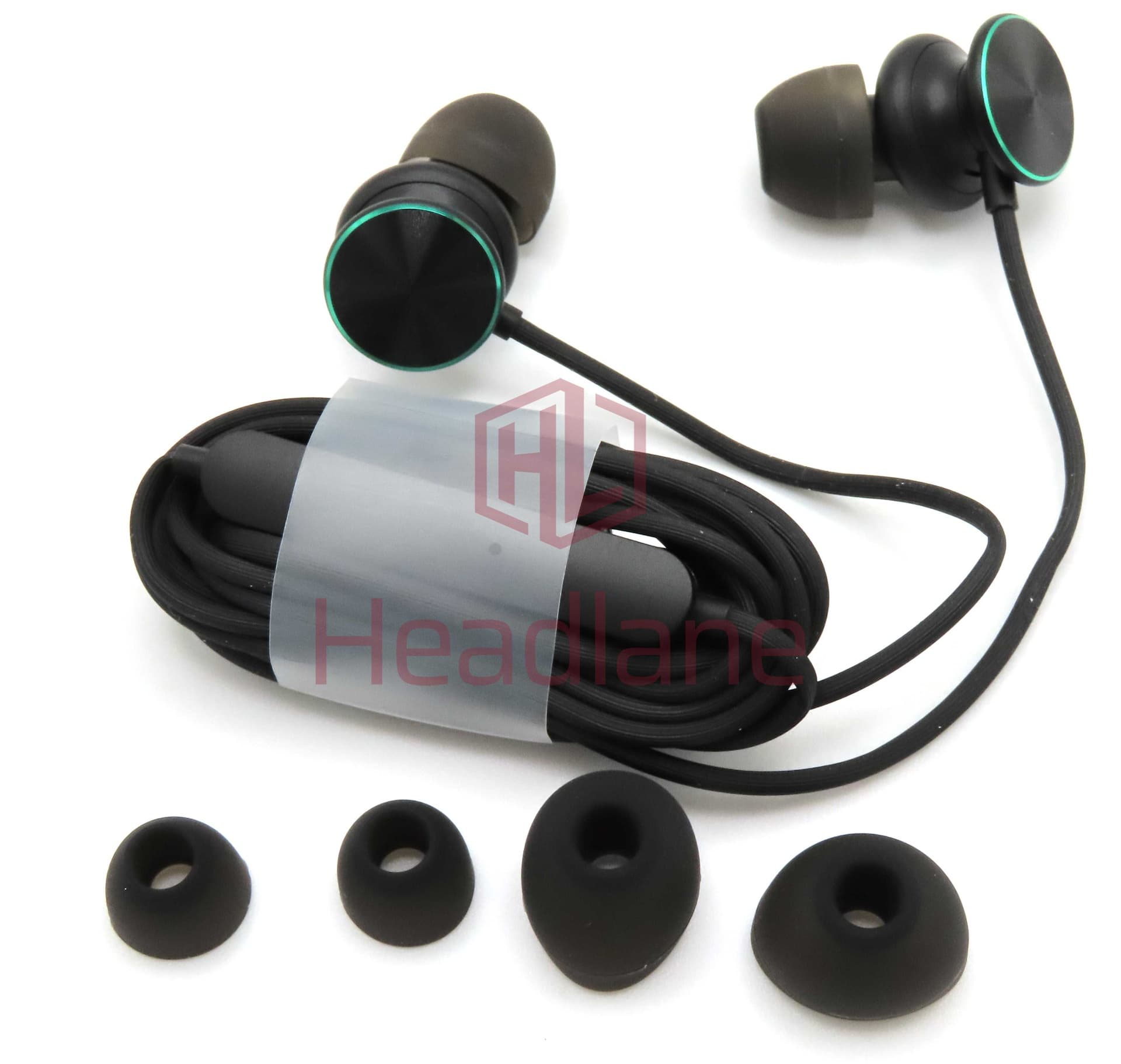Oppo MH150 Type C Earphones - Black - 8550438 - Oppo Replacement Part