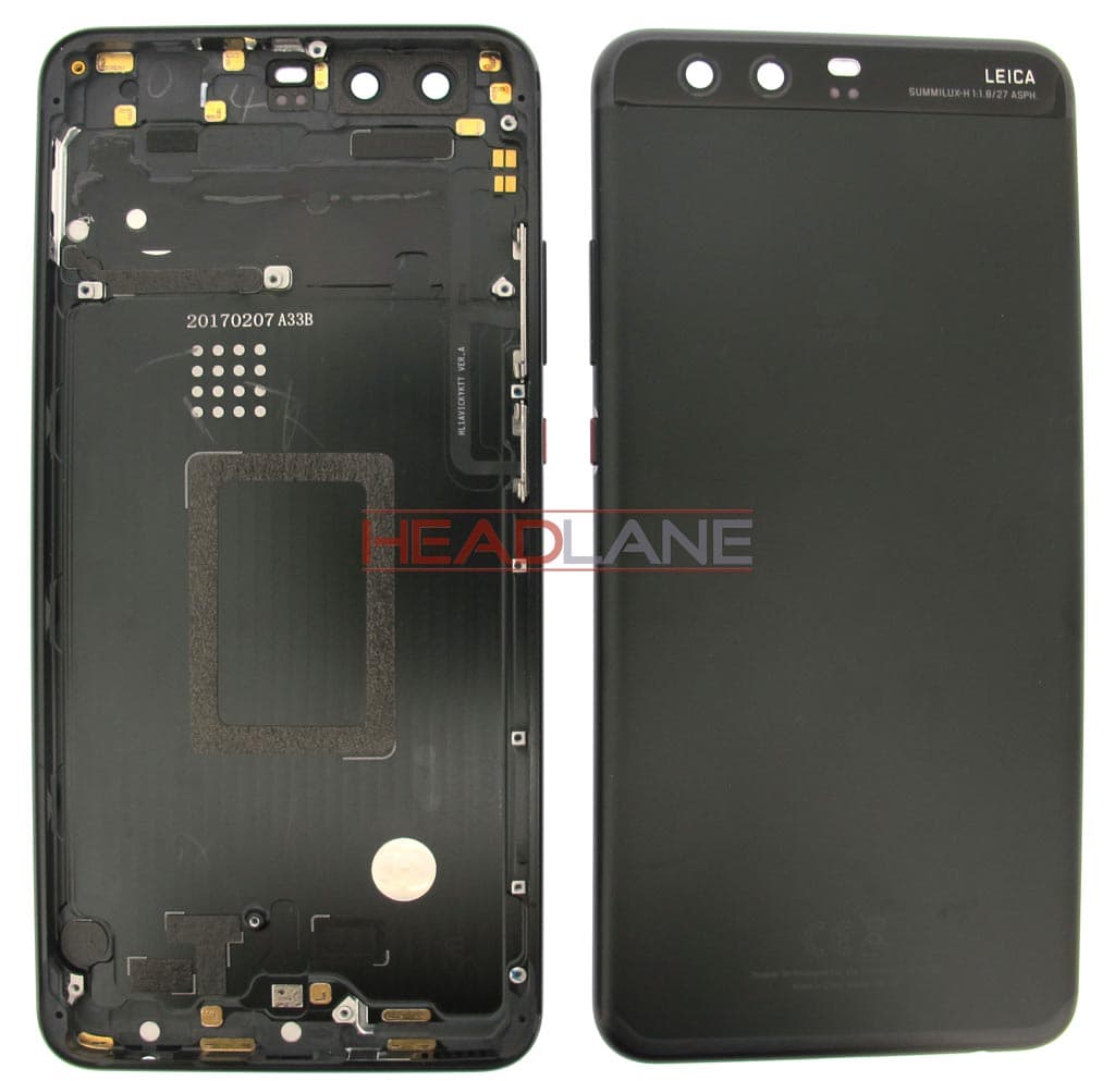 Huawei P10 Plus Battery Cover - Graphite Black - 02351EUH - Huawei Replacement Part