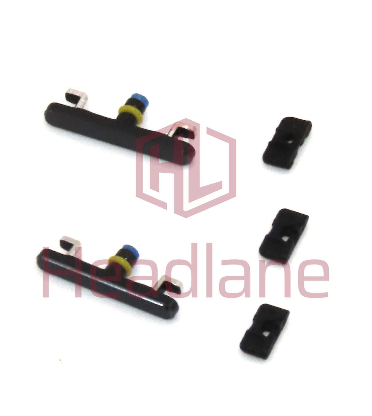 Oppo CPH2305 Find X5 Pro Volume Buttons / Keys - Black - 4190036 - Oppo Replacement Part