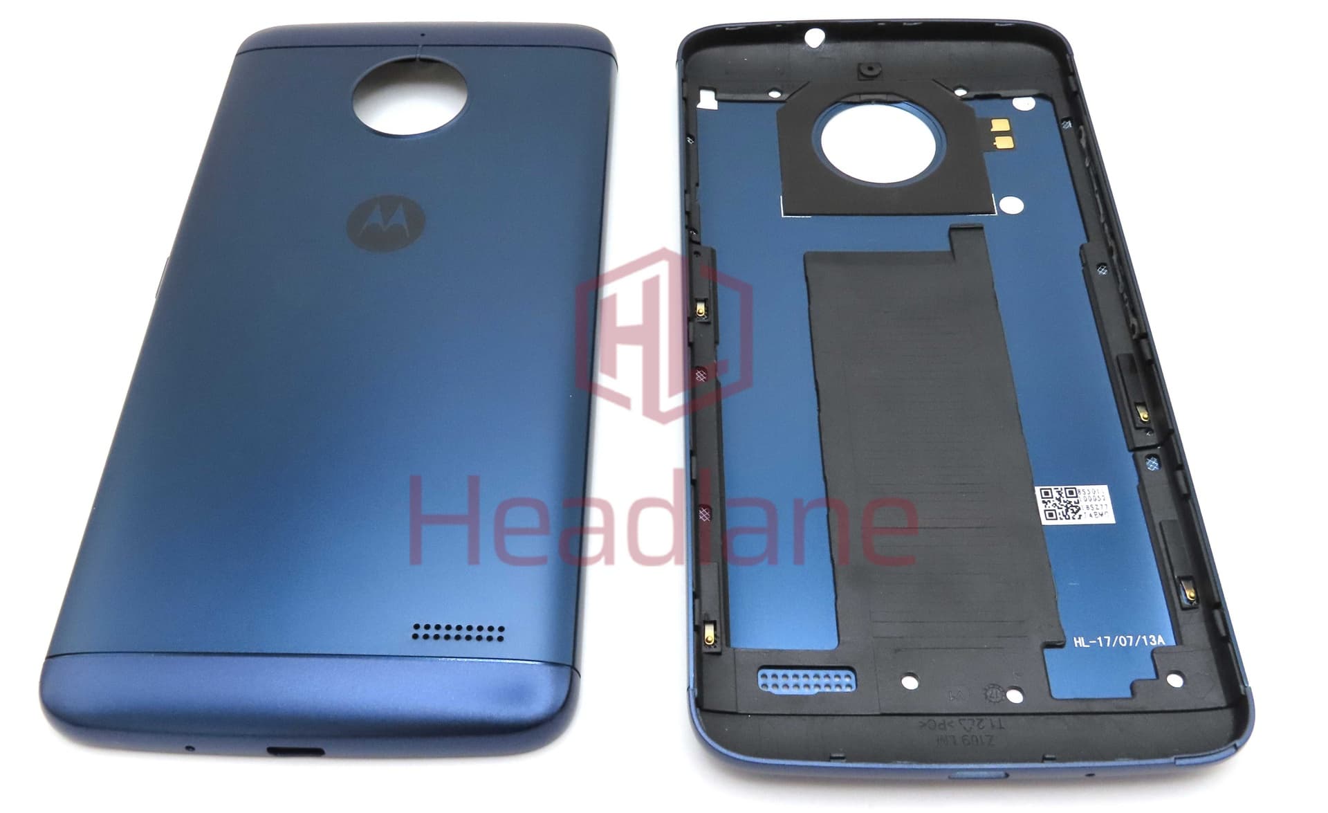 Motorola XT1761 XT1766 Moto E4 Back / Battery Cover - Blue - 5S58C08398 - Lenovo / Motorola Replacement Part