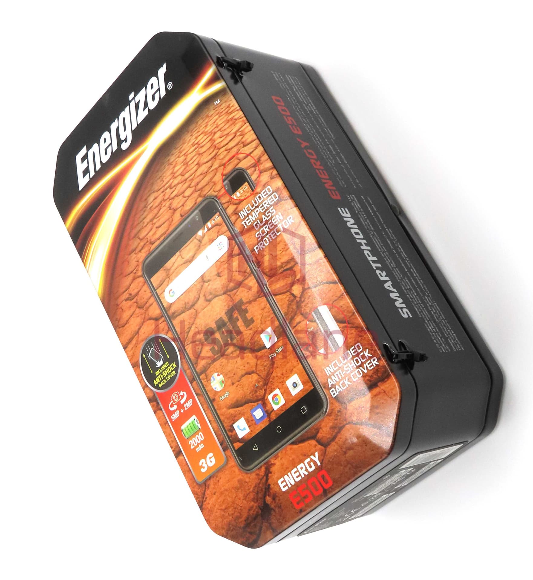 Energizer Energy E500 Mobile Phone (New - Retail Packed) - UPENE500BEUX - Energizer Replacement Part