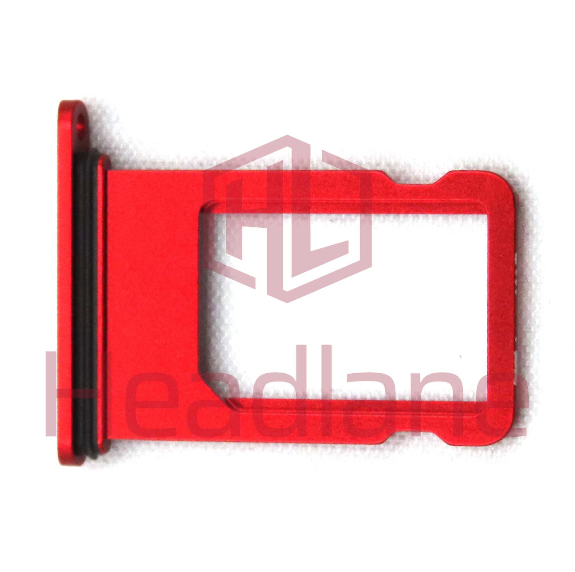 Apple iPhone 8 Plus SIM Card Tray - Red (Original / Service Stock) - 923-02450 - Apple Replacement Part