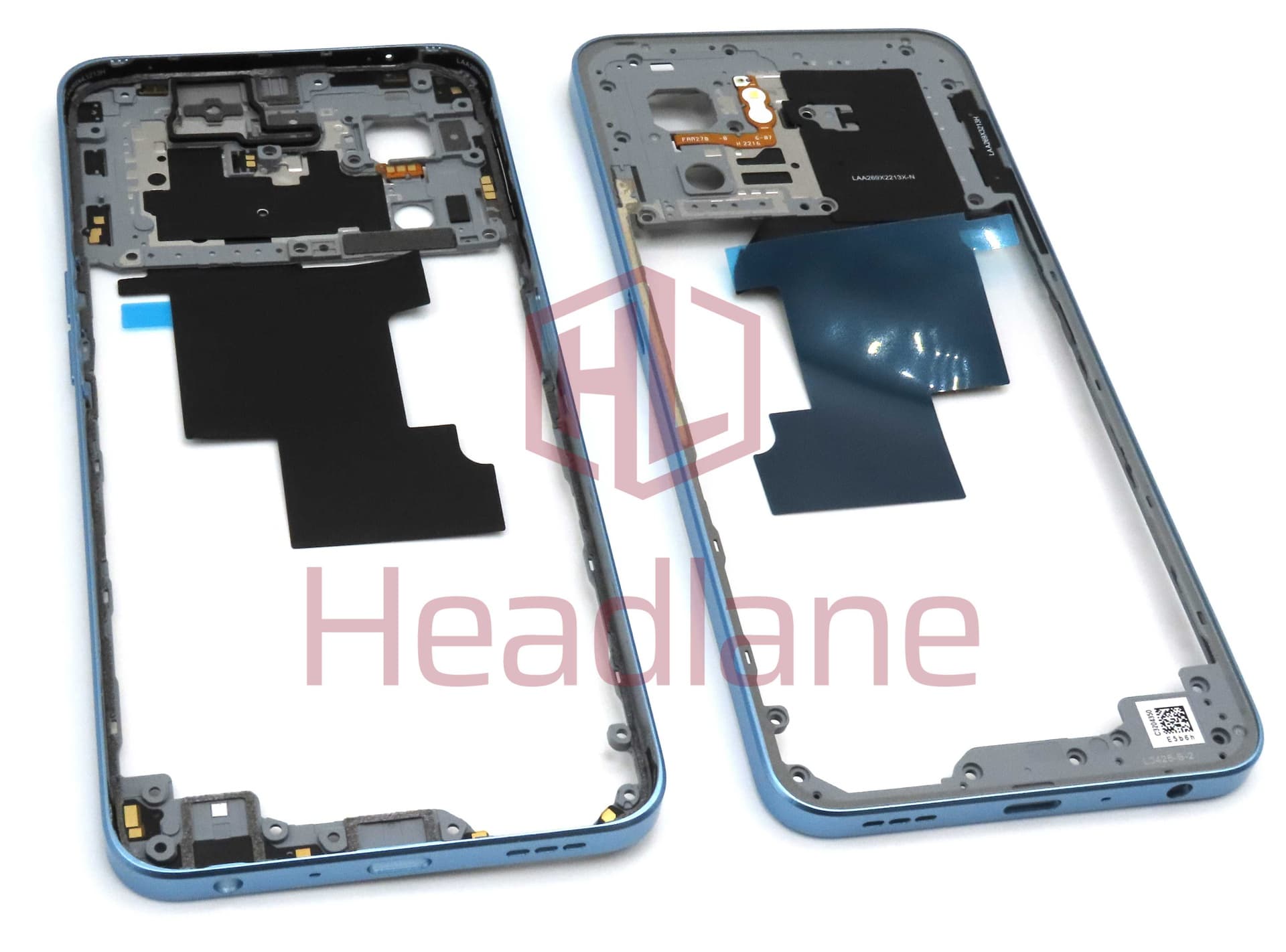 Oppo CPH2339 A77 5G Middle Cover / Chassis - Blue - 4130236 - Oppo Replacement Part