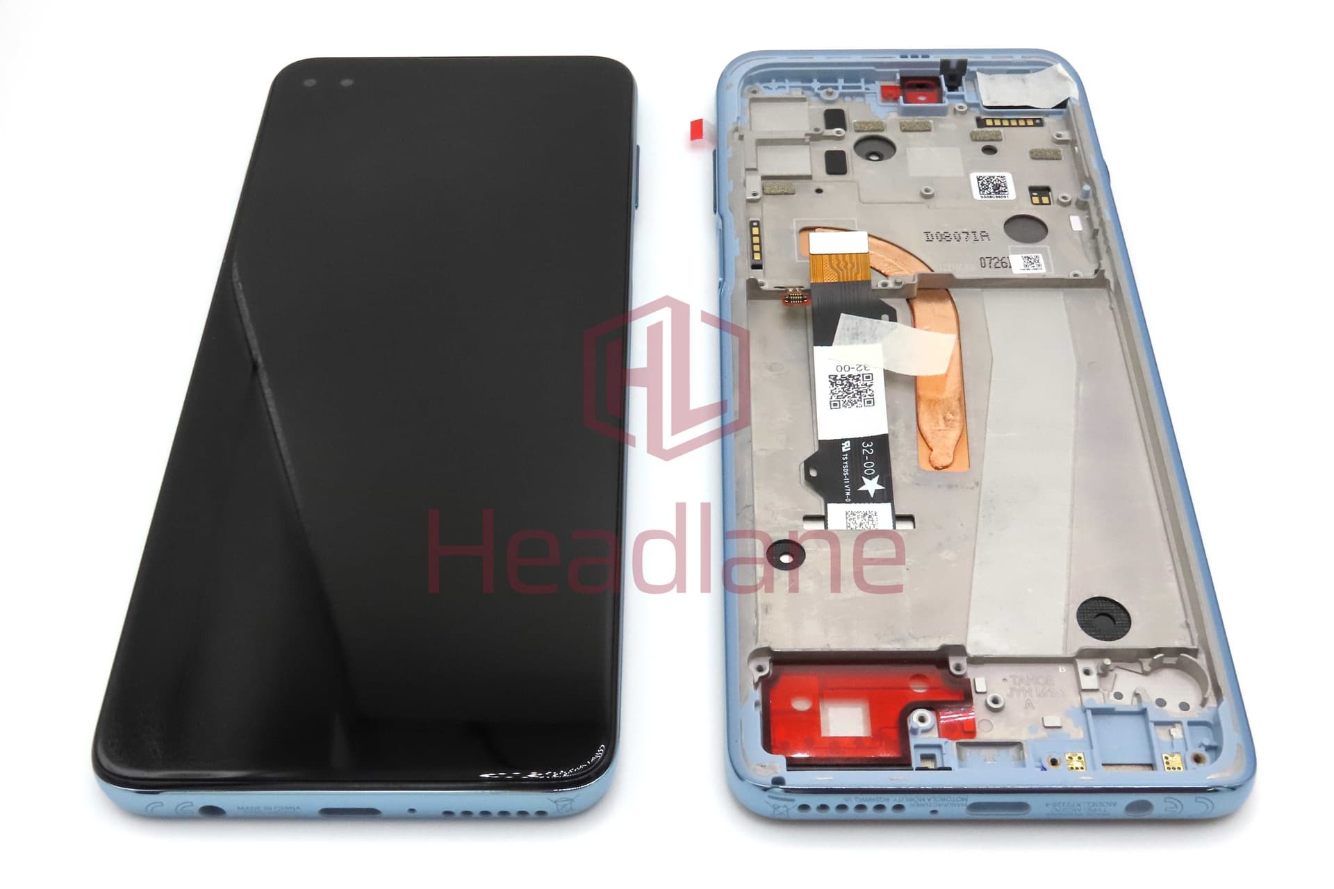 Motorola XT2125 Moto G100 LCD Display / Screen + Touch - White - 5D68C18071