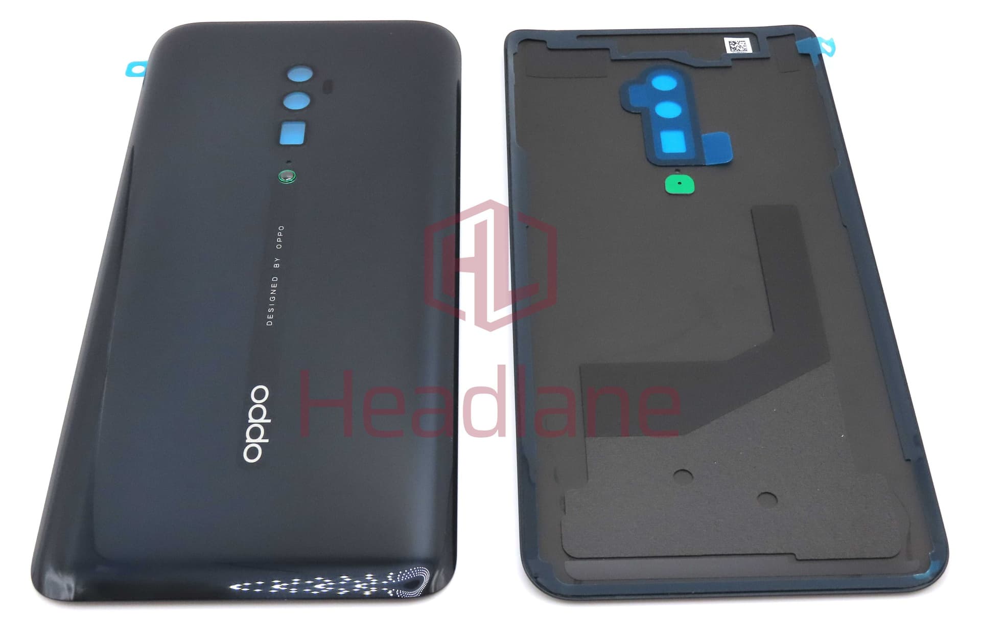 Oppo CPH1919 Reno 10X Zoom Back / Battery Cover - Black - 4721108 - Oppo Replacement Part