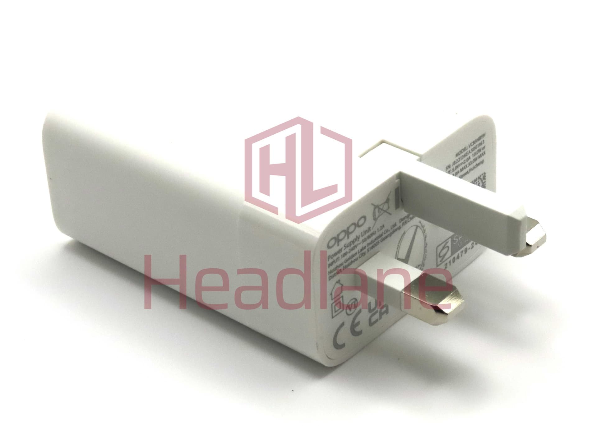 Oppo VCB3HBYH 5V 2A 11V 3A 33W Charger - White - 5474127 - Oppo Replacement Part