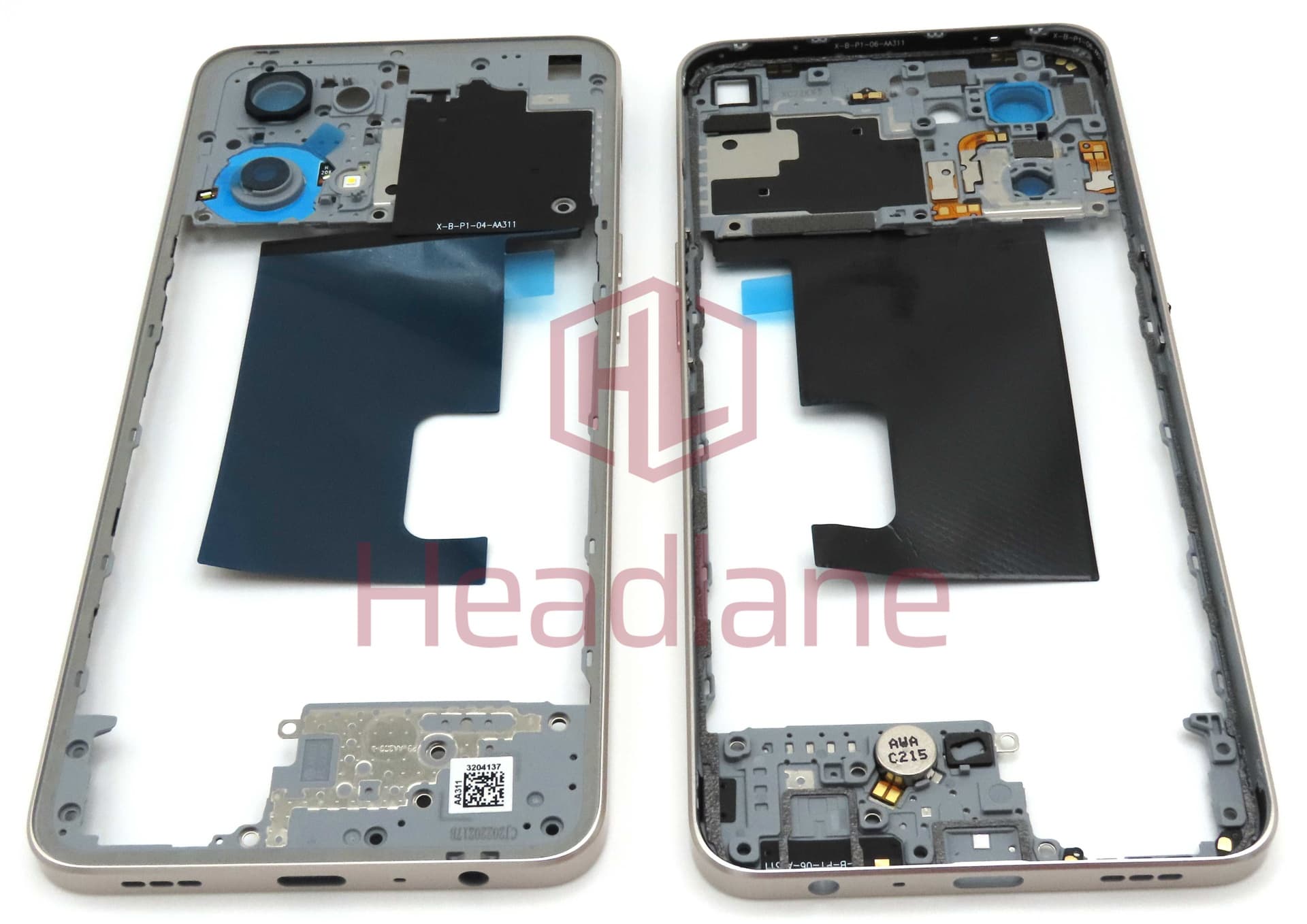 Oppo CPH2363 Reno7 Middle Cover / Chassis - Orange - 4130184 - Oppo Replacement Part