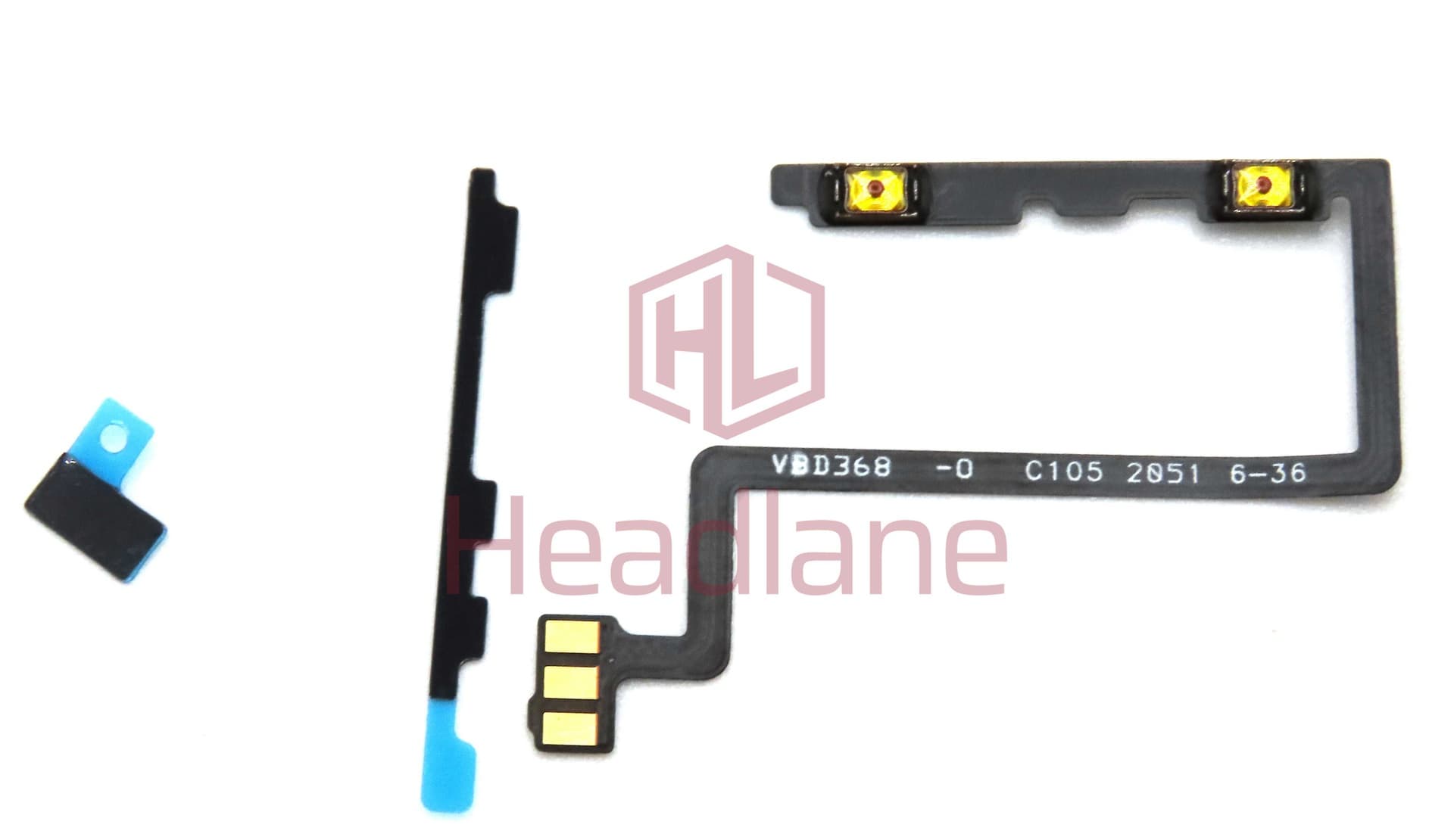 Oppo CPH2145 Reno5 5G / Find X3 Lite 5G Volume Key Flex - 4906023 - Oppo Replacement Part