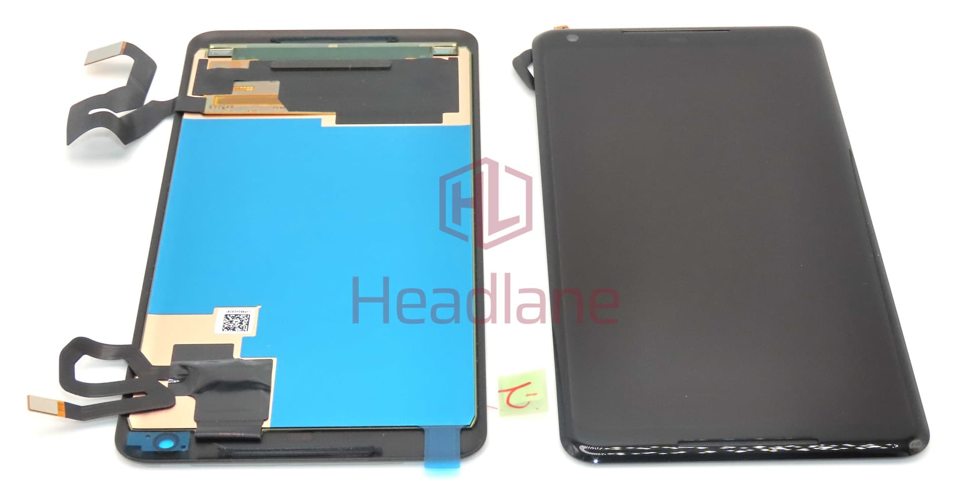 Google Pixel 2 XL LCD Display / Screen + Touch - Black White / Black - 730-03380-01 - Google Replacement Part