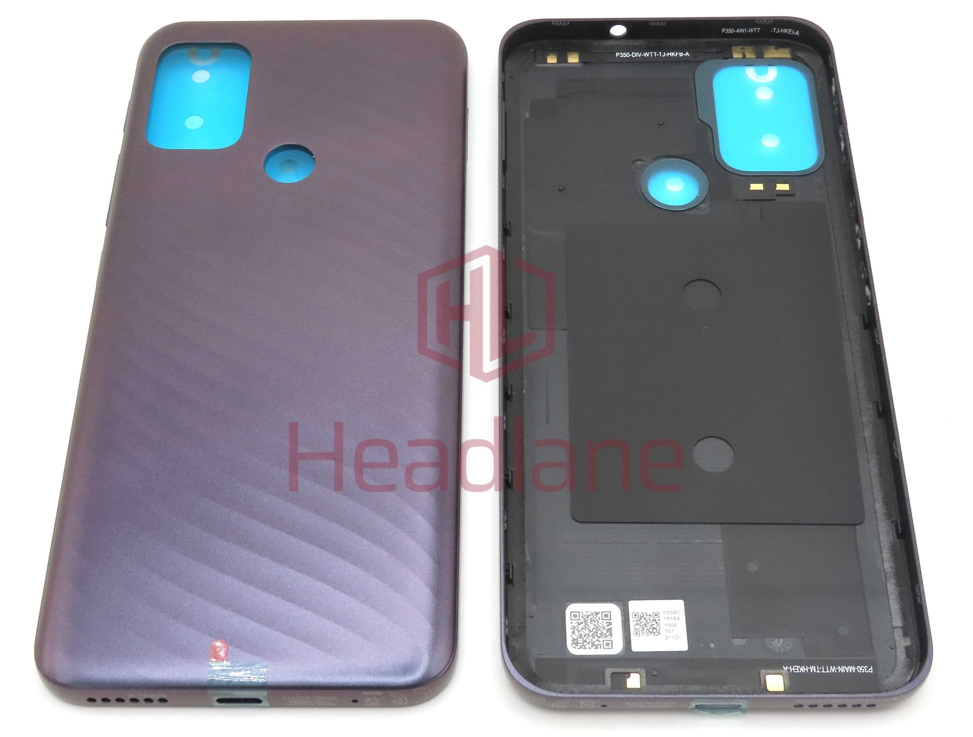 Motorola XT2127 Moto G10 Back / Battery Cover - Grey - 5S58C18164 - Lenovo / Motorola Replacement Part