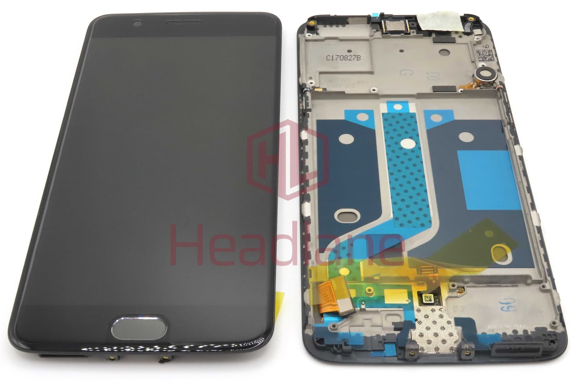 OnePlus 5 LCD Display / Screen + Touch - Black - 2011100015 - OnePlus Replacement Part