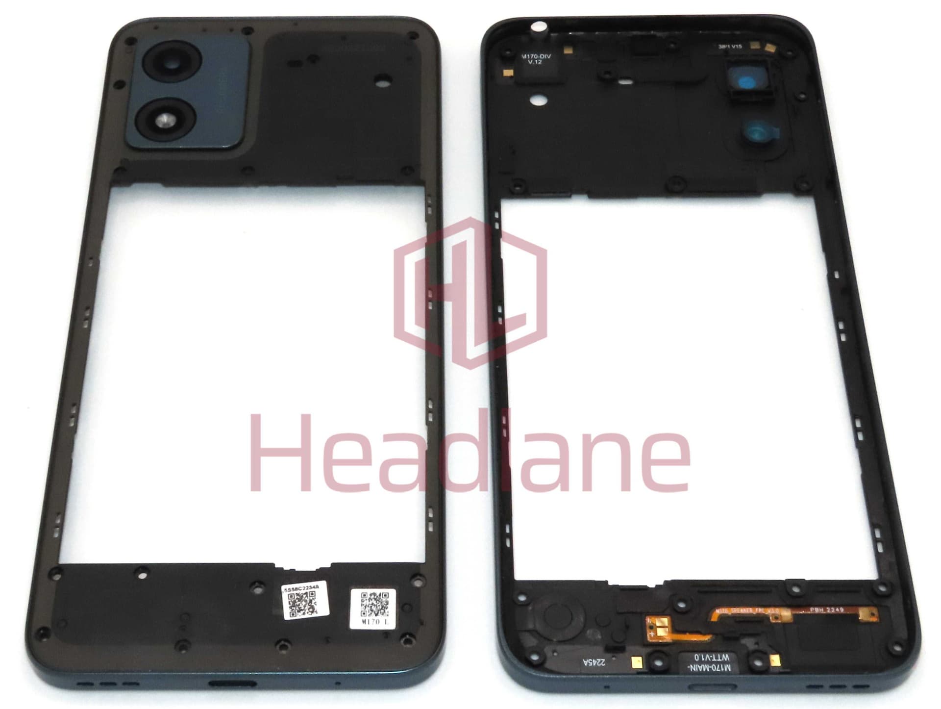 Motorola XT2345 Moto E13 Middle Cover / Chassis - Green - 5S58C22349 - Lenovo / Motorola Replacement Part