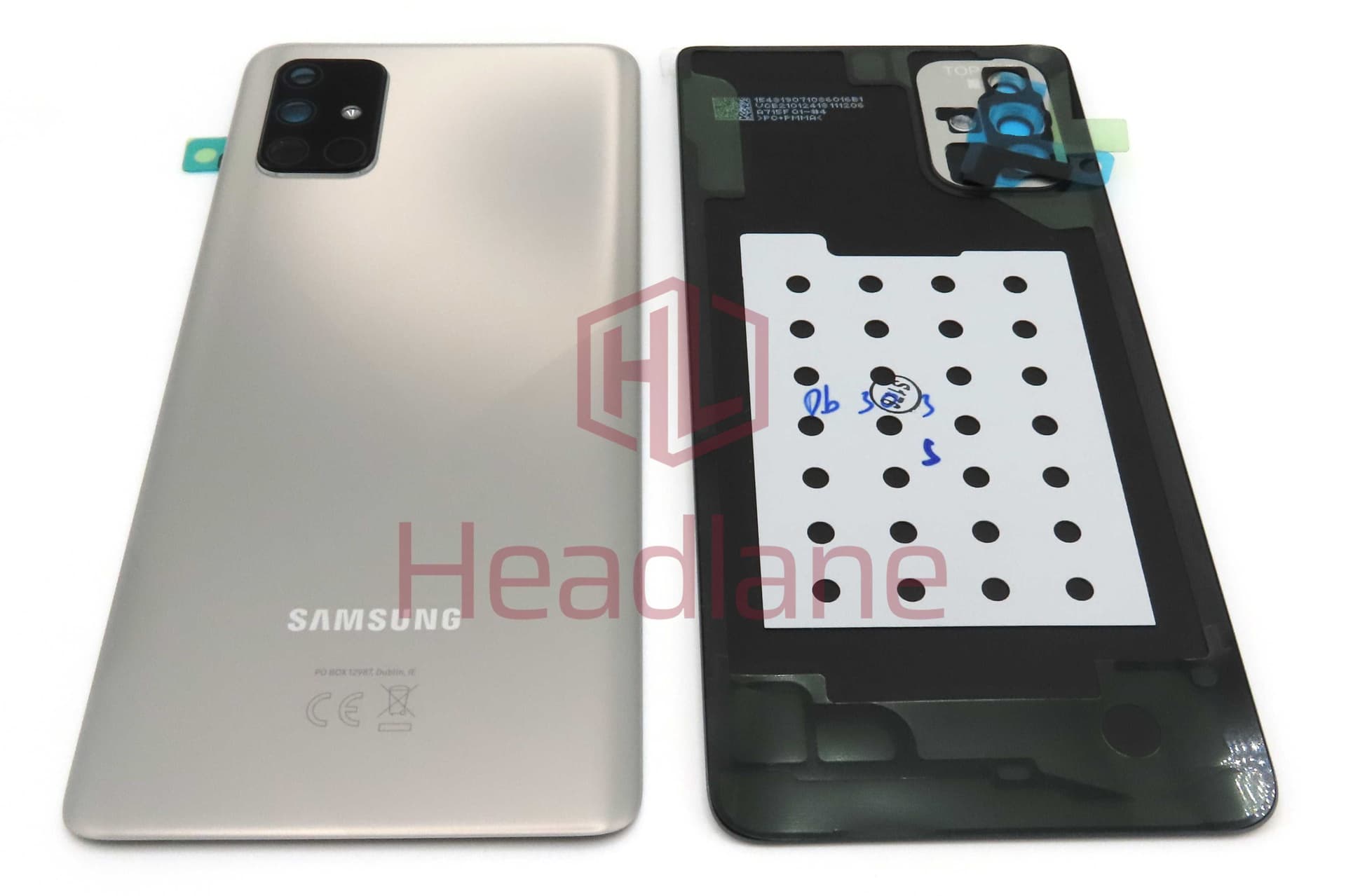 Samsung SM-A715 Galaxy A71 Back / Battery Cover - Silver - GH82-22112E
