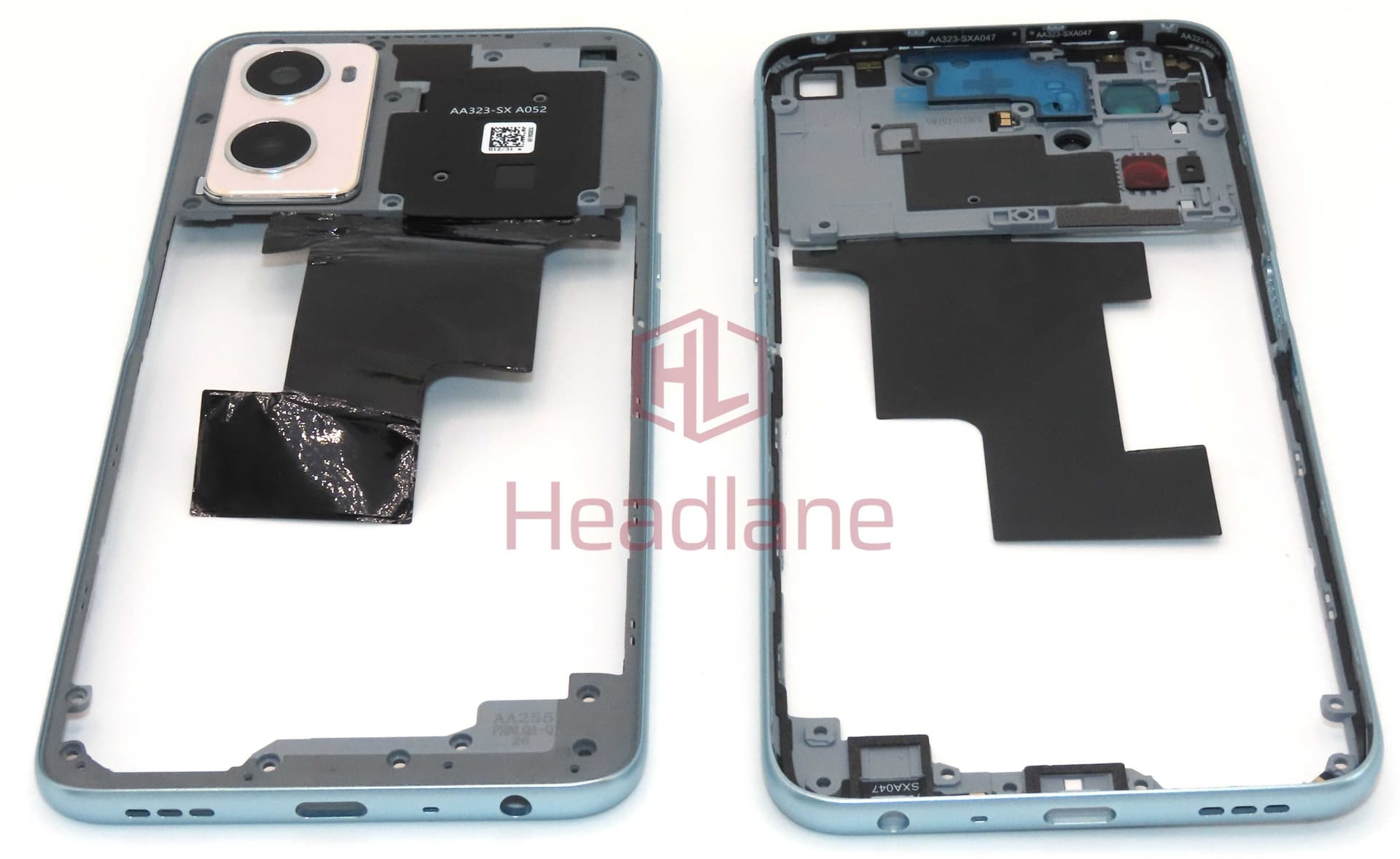 Oppo CPH2333 A96 Middle Cover / Chassis - Blue - 4130065 - Oppo Replacement Part