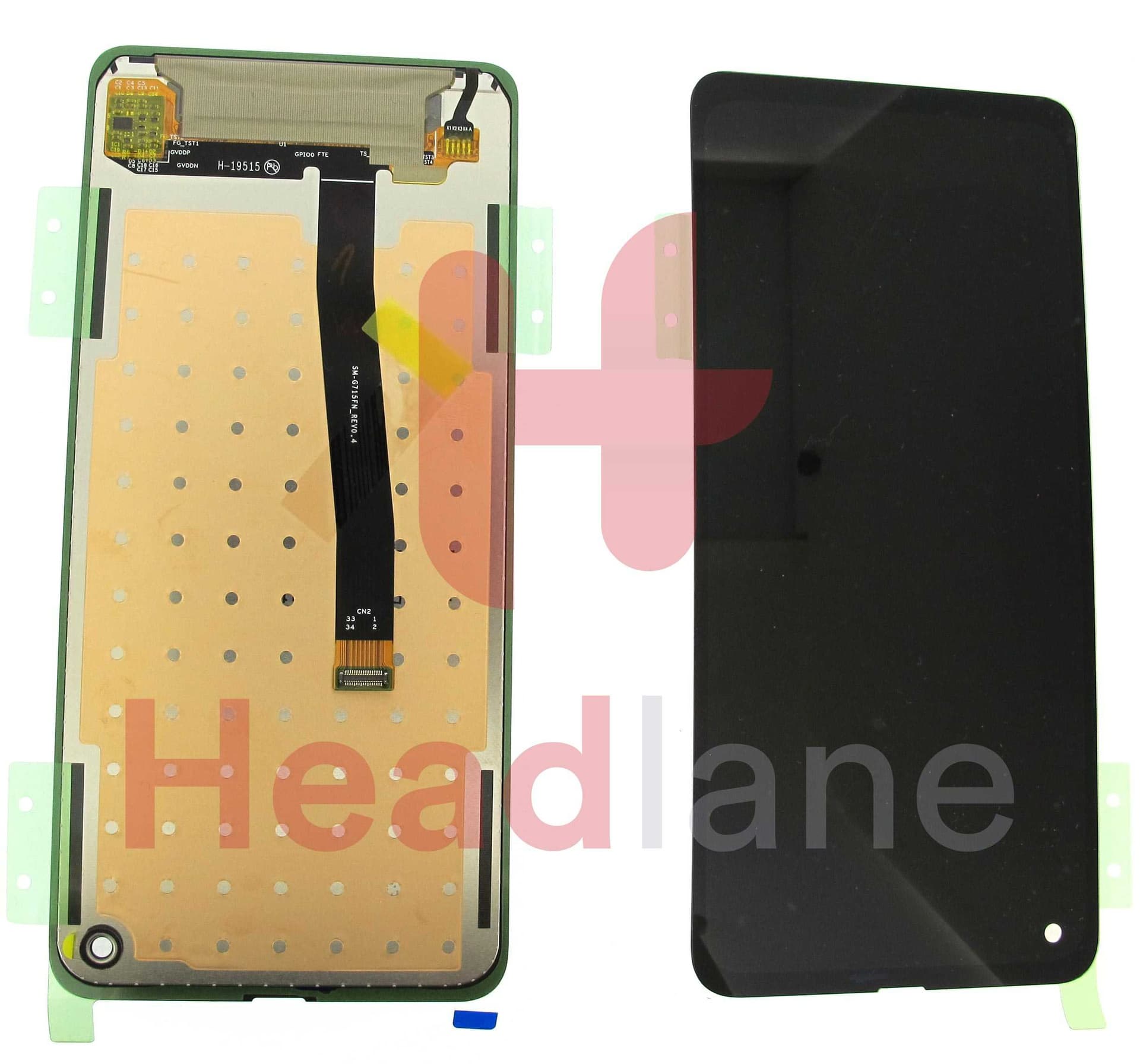Samsung SM-G715 Galaxy Xcover Pro LCD Display / Screen + Touch (No Box) - GH82-22040A-NB - Samsung Replacement Part