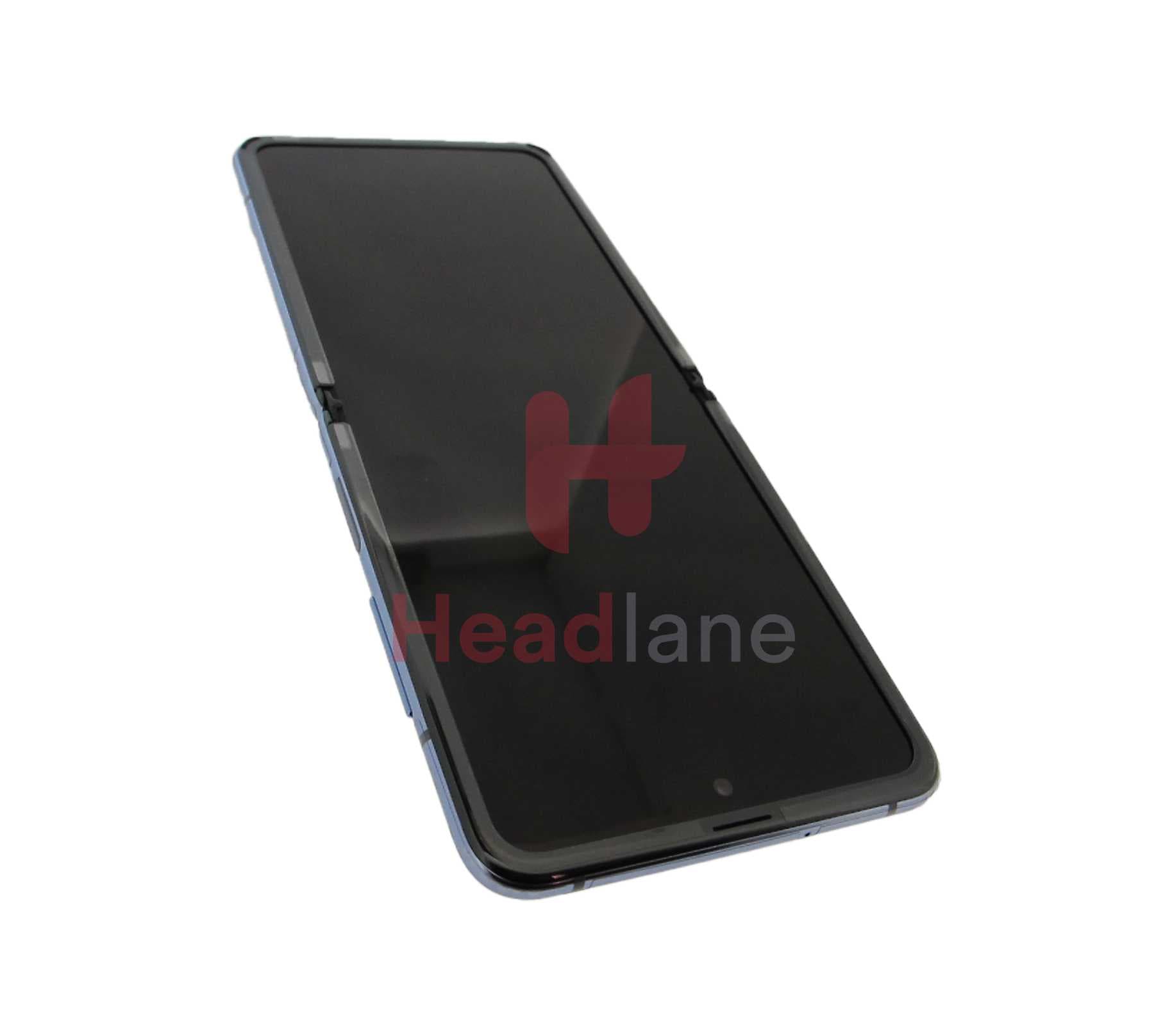 Samsung SM-F700 Galaxy Z Flip LCD Display / Screen + Touch - Purple (No Box) - GH82-22215B-NB - Samsung Replacement Part