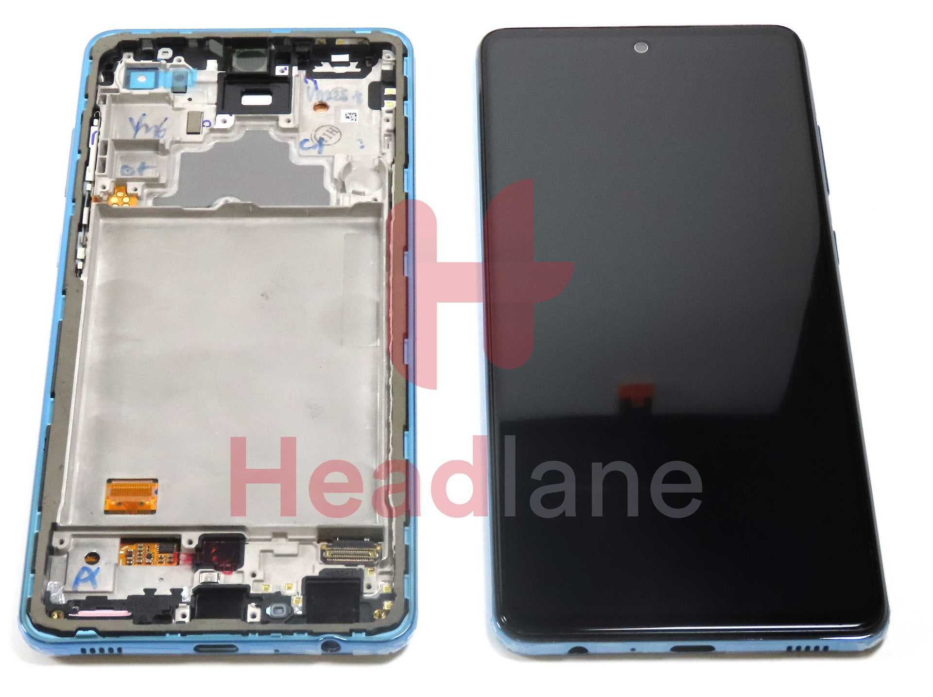 Samsung SM-A725 Galaxy A72 4G LCD Display / Screen + Touch - Blue (No Box) - GH82-25460B-NB - Samsung Replacement Part