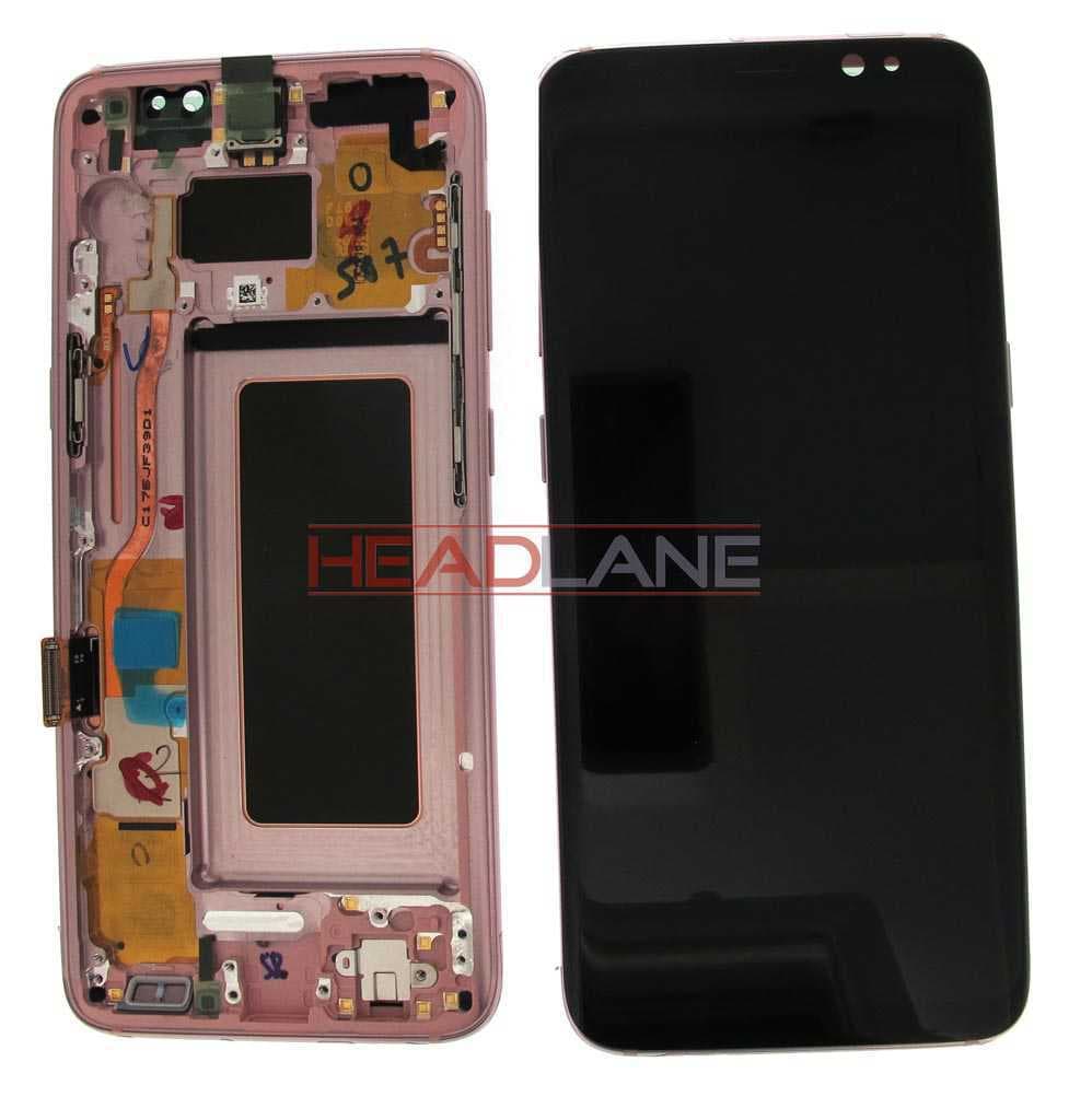 Samsung SM-G950 Galaxy S8 LCD Display / Screen + Touch - Pink (No Box) - GH97-20457E-NB - Samsung Replacement Part