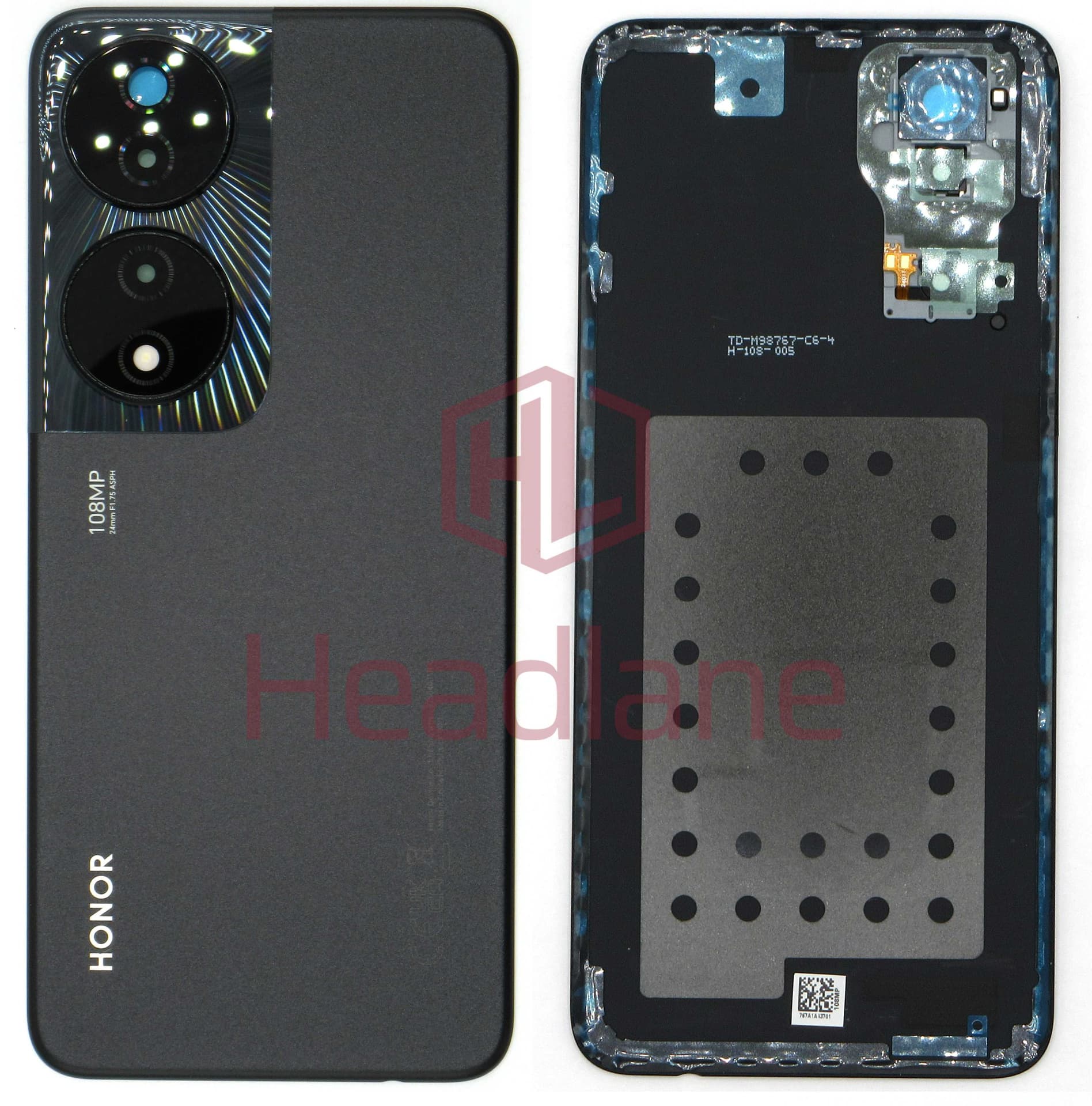 Honor 90 Smart Back / Battery Cover - Black - 0235AJRQ