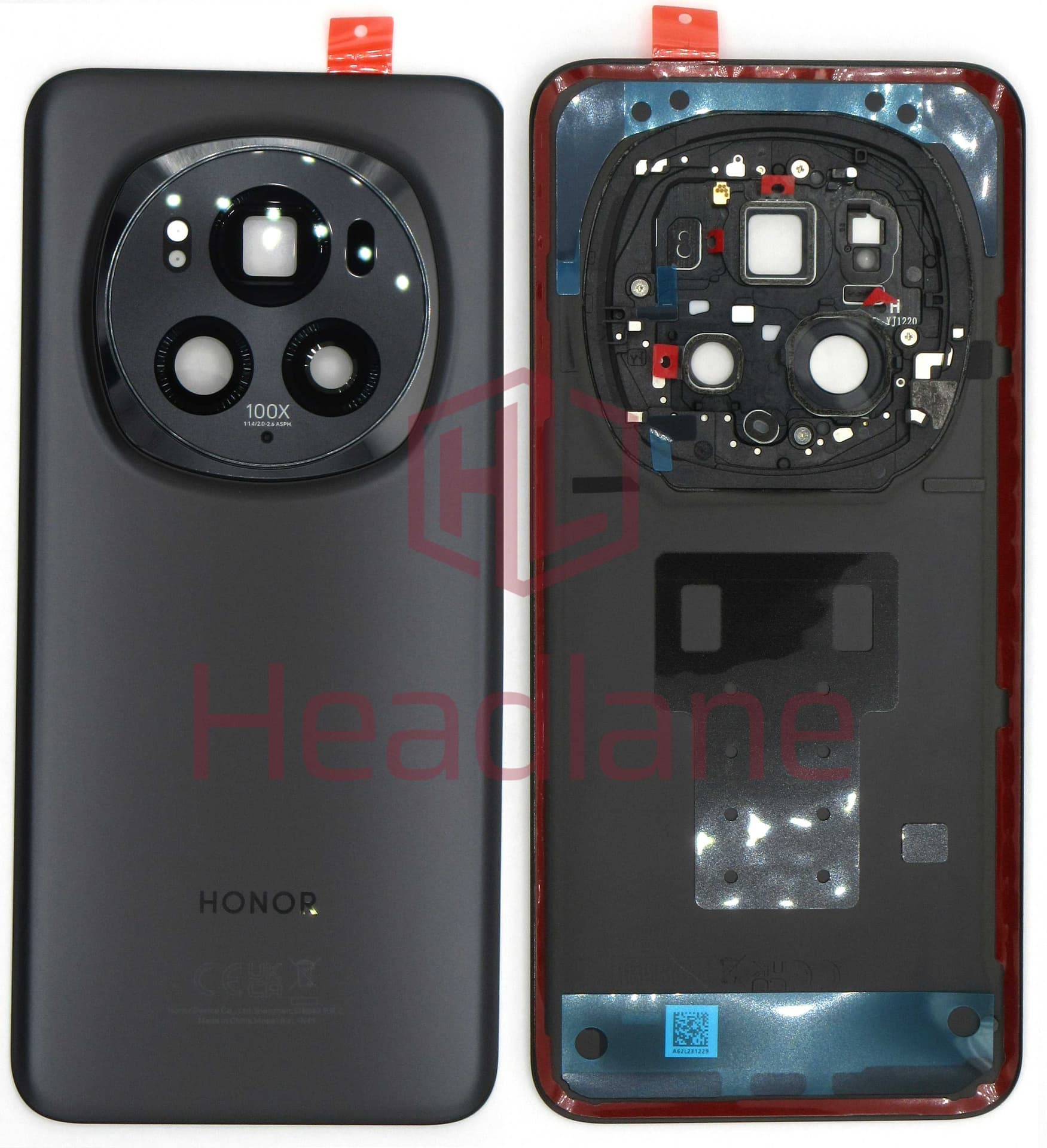 Honor Magic6 Pro Back / Battery Cover - Black - 0235AJRC