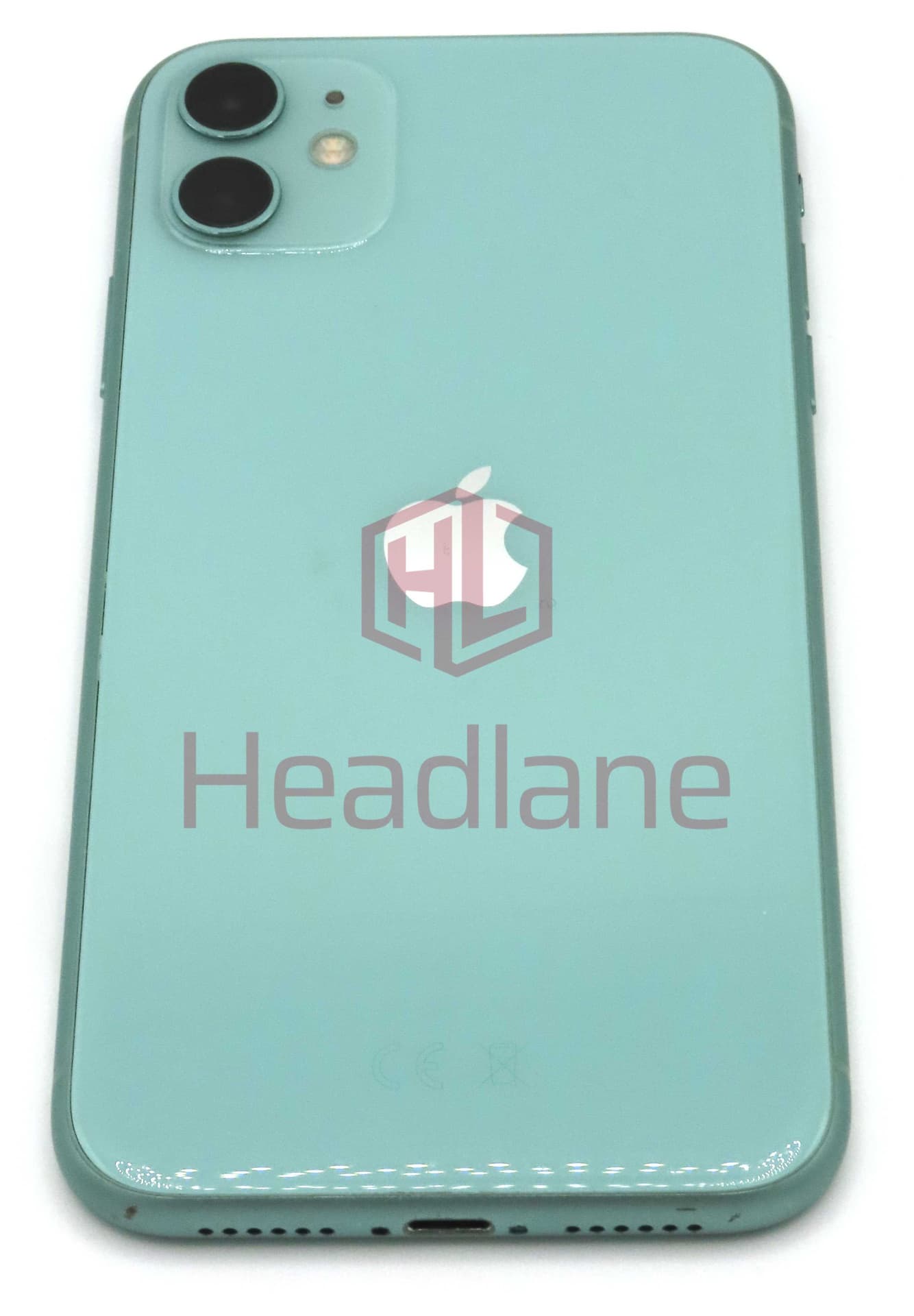 Apple iPhone 11 Back / Battery Cover + Small Parts - Green (Pulled - Grade C) - IP11BH-GR-C - Apple Replacement Part