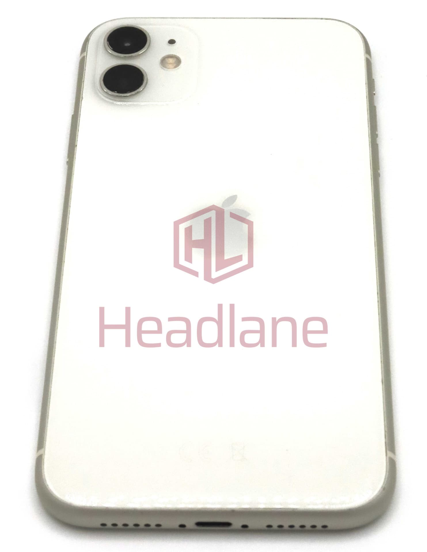 Apple iPhone 11 Back / Battery Cover + Small Parts - White (Pulled - Grade C) - IP11BH-SL-C - Apple Replacement Part