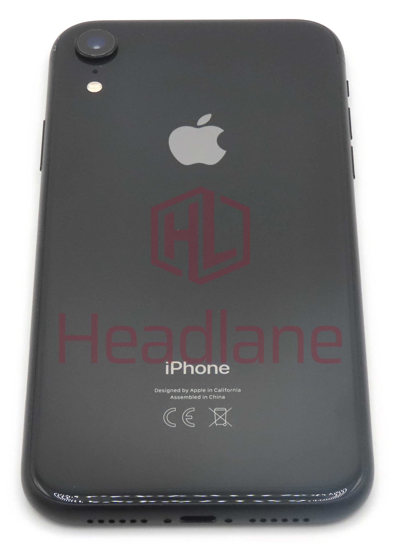 Apple iPhone XR Back / Battery Cover + Small Parts - Space Grey (Pulled - Grade A) - IPXRBH-SG-A - Apple Replacement Part