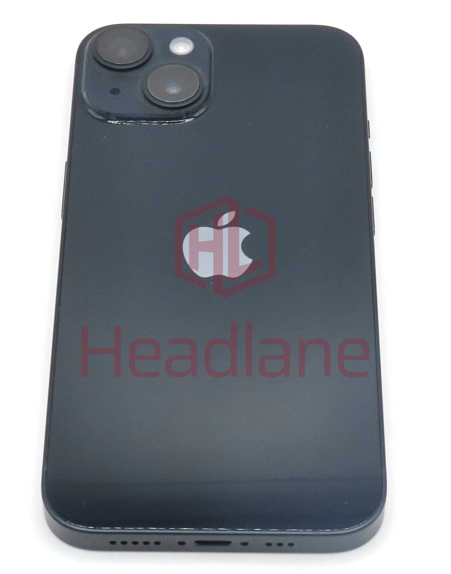 iPhone 14 Back / Battery Cover + Small Parts - Black (Pulled - Grade B) - IP14BH-BK-B - Pulled Replacement Part