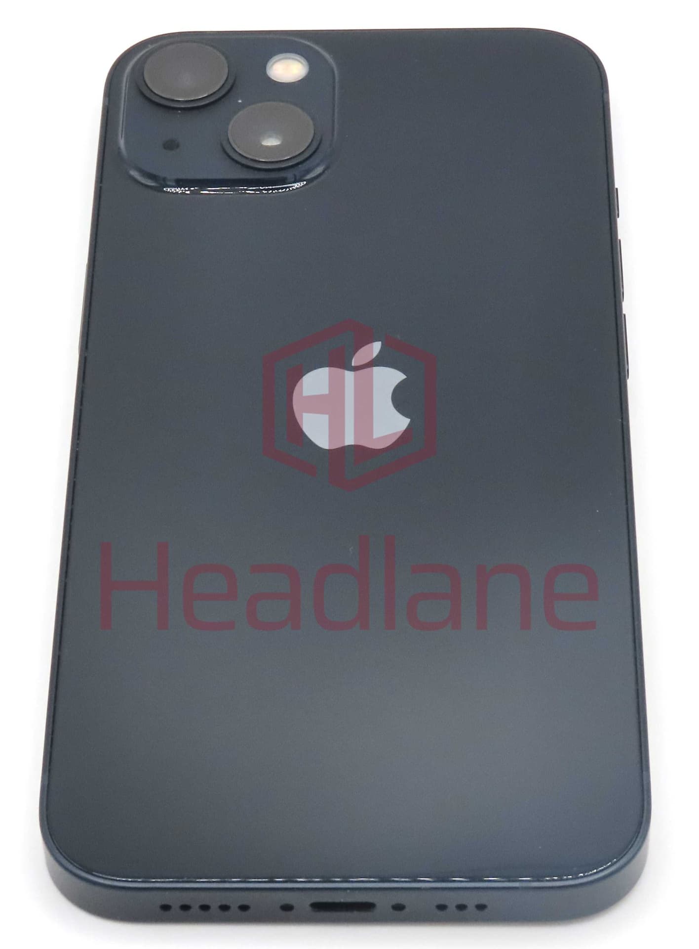 iPhone 13 Back / Battery Cover + Small Parts - Black (Pulled - Grade C) - IP13BH-MN-C - Pulled Replacement Part