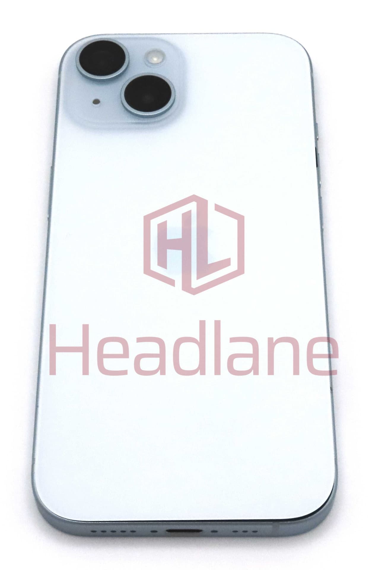 iPhone 15 Back / Battery Cover + Small Parts - Blue (Pulled - Grade C) - IP15BH-BL-C - Unknown Replacement Part