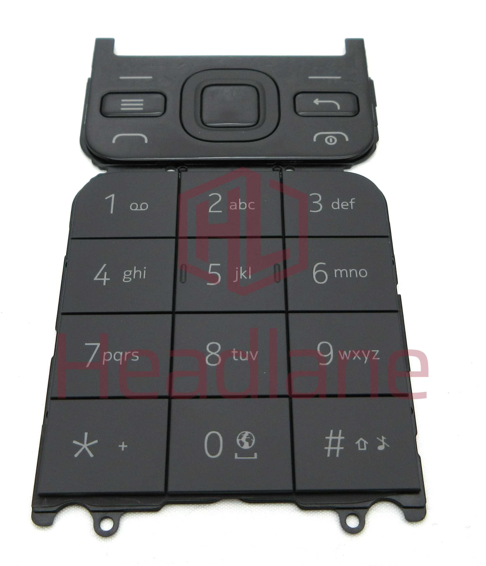 Nokia TA-1173 TA-1175 2720 Flip Keypad - Charcoal Grey - MEBTS07002A - Nokia (HMD) Replacement Part