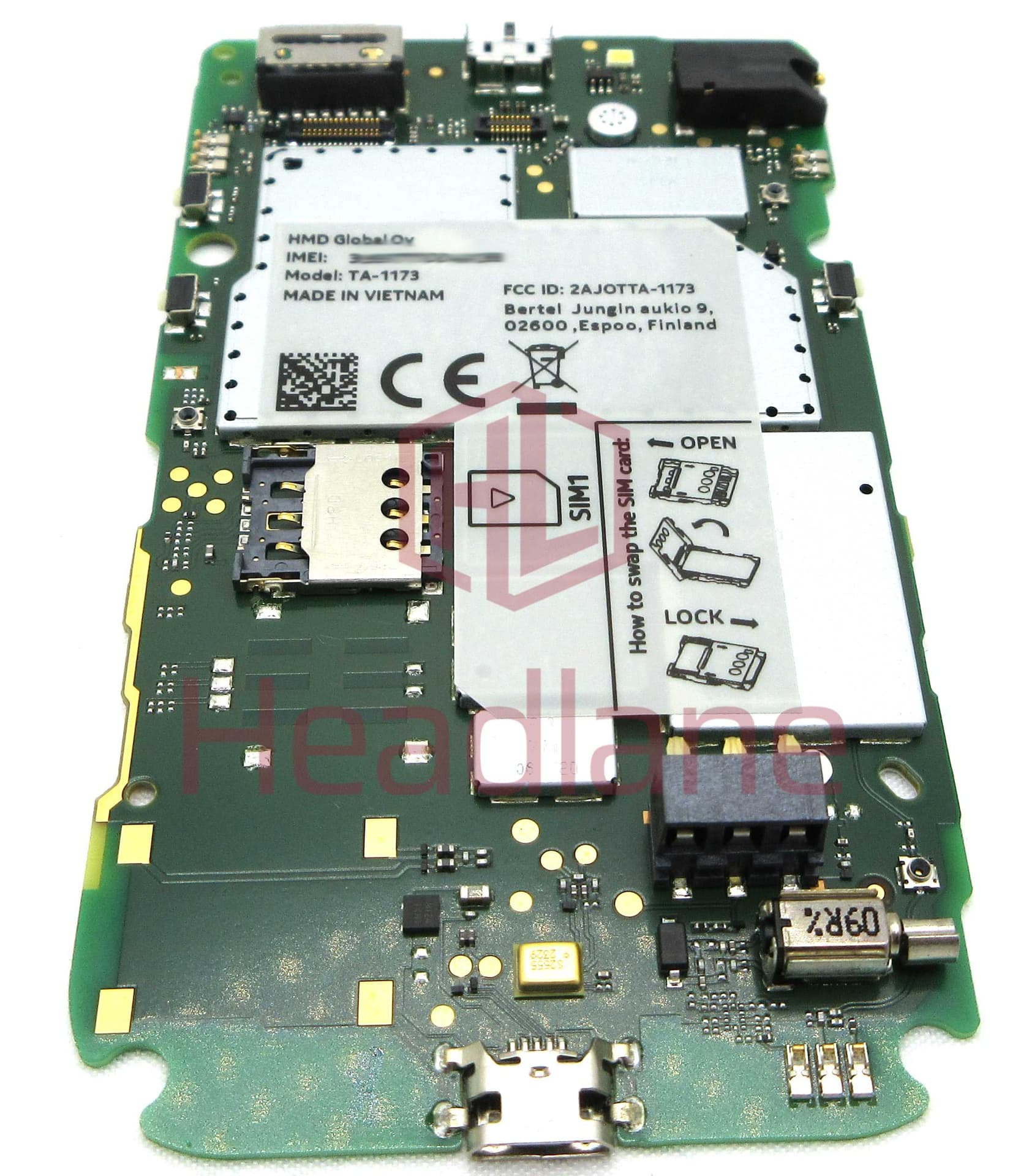 Nokia TA-1173 2720 Mainboard / Motherboard - 20BTS001001 - Nokia (HMD) Replacement Part
