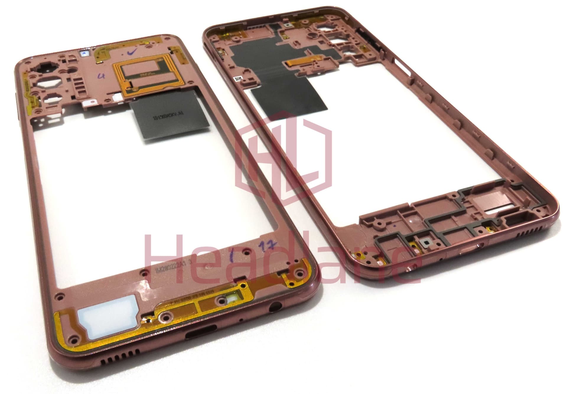 Samsung SM-M236 Galaxy M23 5G Middle Cover / Chassis - Orange - GH98-47400B - Samsung Replacement Part