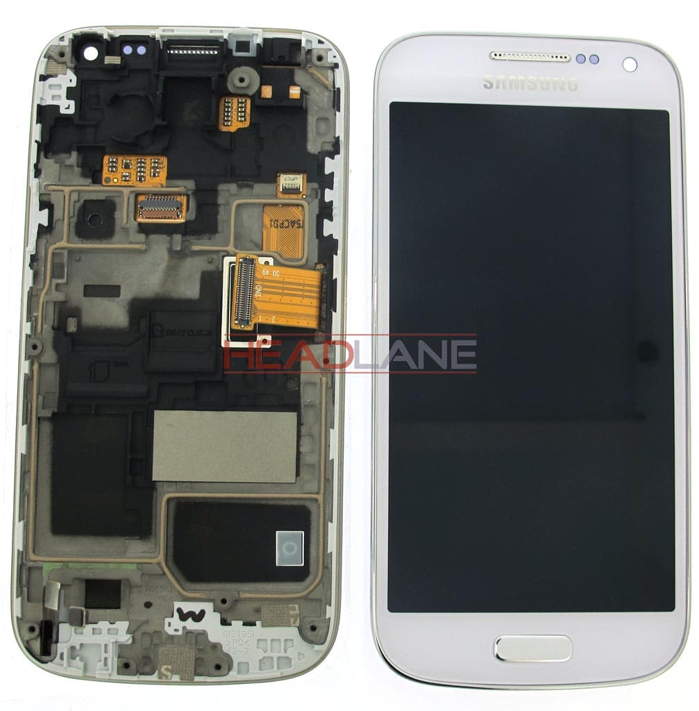 Samsung GT-I9195D Galaxy S4 Mini VE LCD Display / Screen + Touch - White