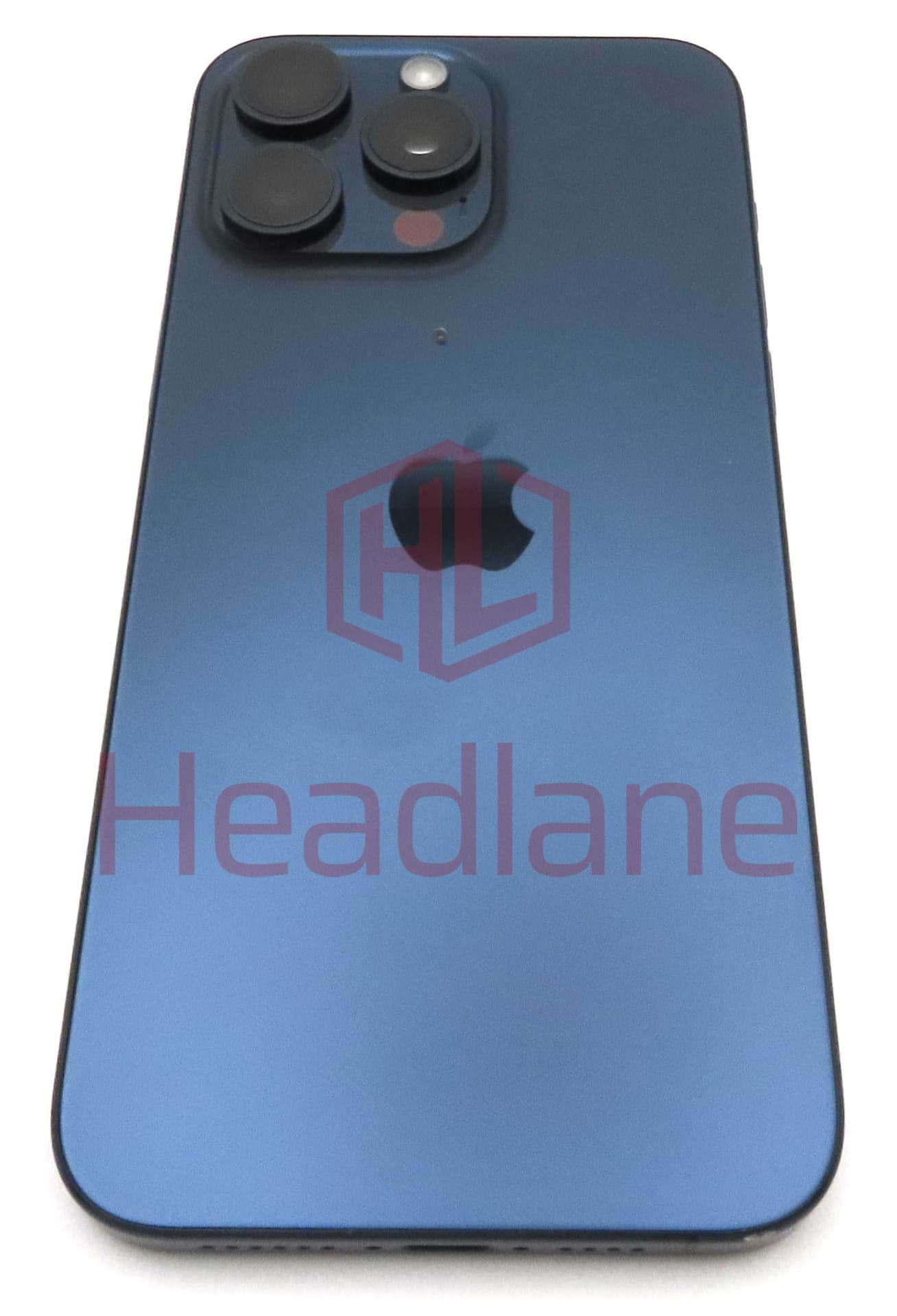 Apple iPhone 15 Pro Max Back / Battery Cover + Small Parts - Blue Titanium (Pulled - Grade C) - IP15PMBH-BL-C - Apple Replacement Part