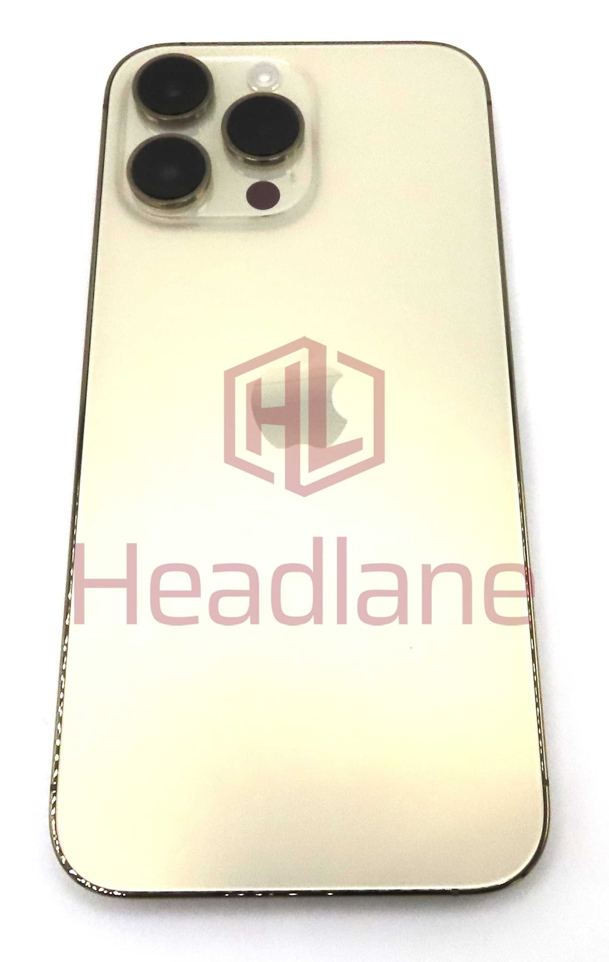 iPhone 14 Pro Max Back / Battery Cover + Small Parts - Gold (Pulled - Grade C) - IP14PMBH-GL-C - Apple Replacement Part