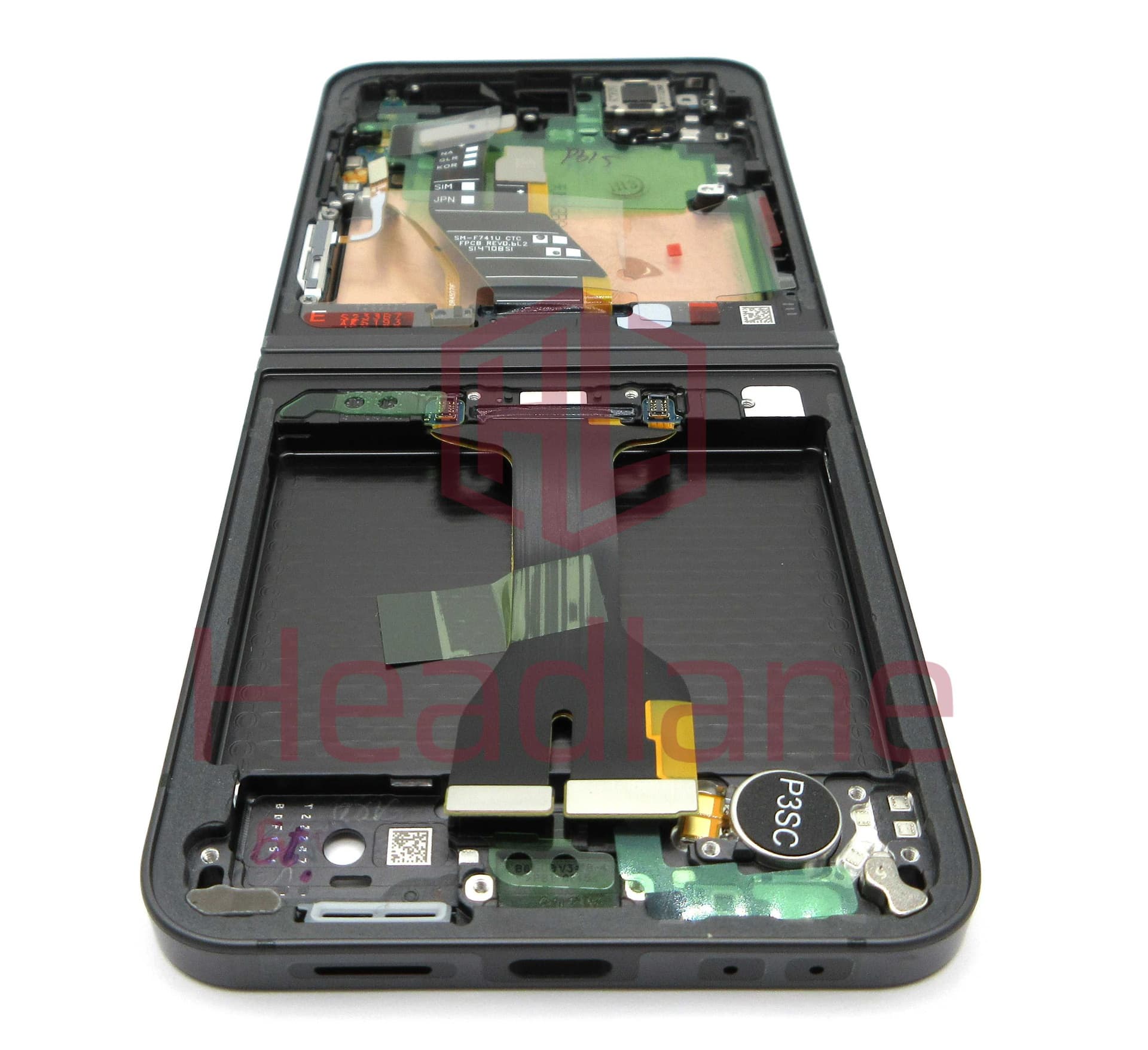 Samsung SM-F741 Galaxy Z Flip6 5G Display Frame - Crafted Black - GH82-35016E