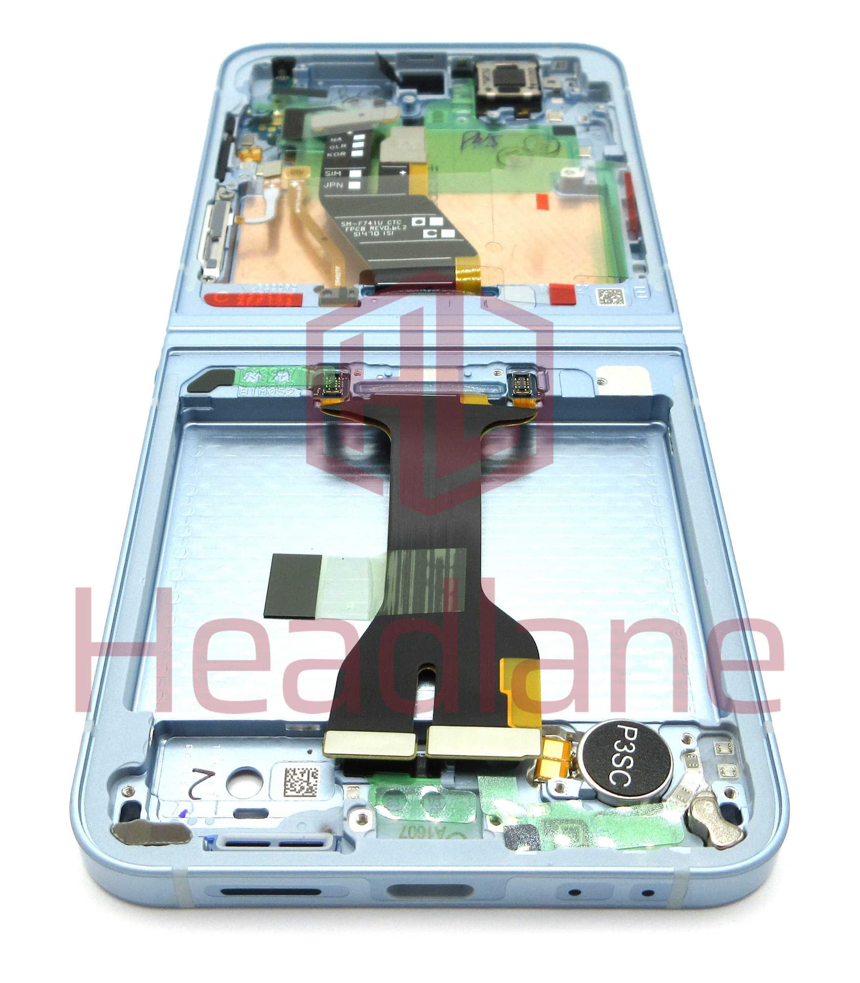 Samsung SM-F741 Galaxy Z Flip6 5G Display Frame - Blue - GH82-35016C